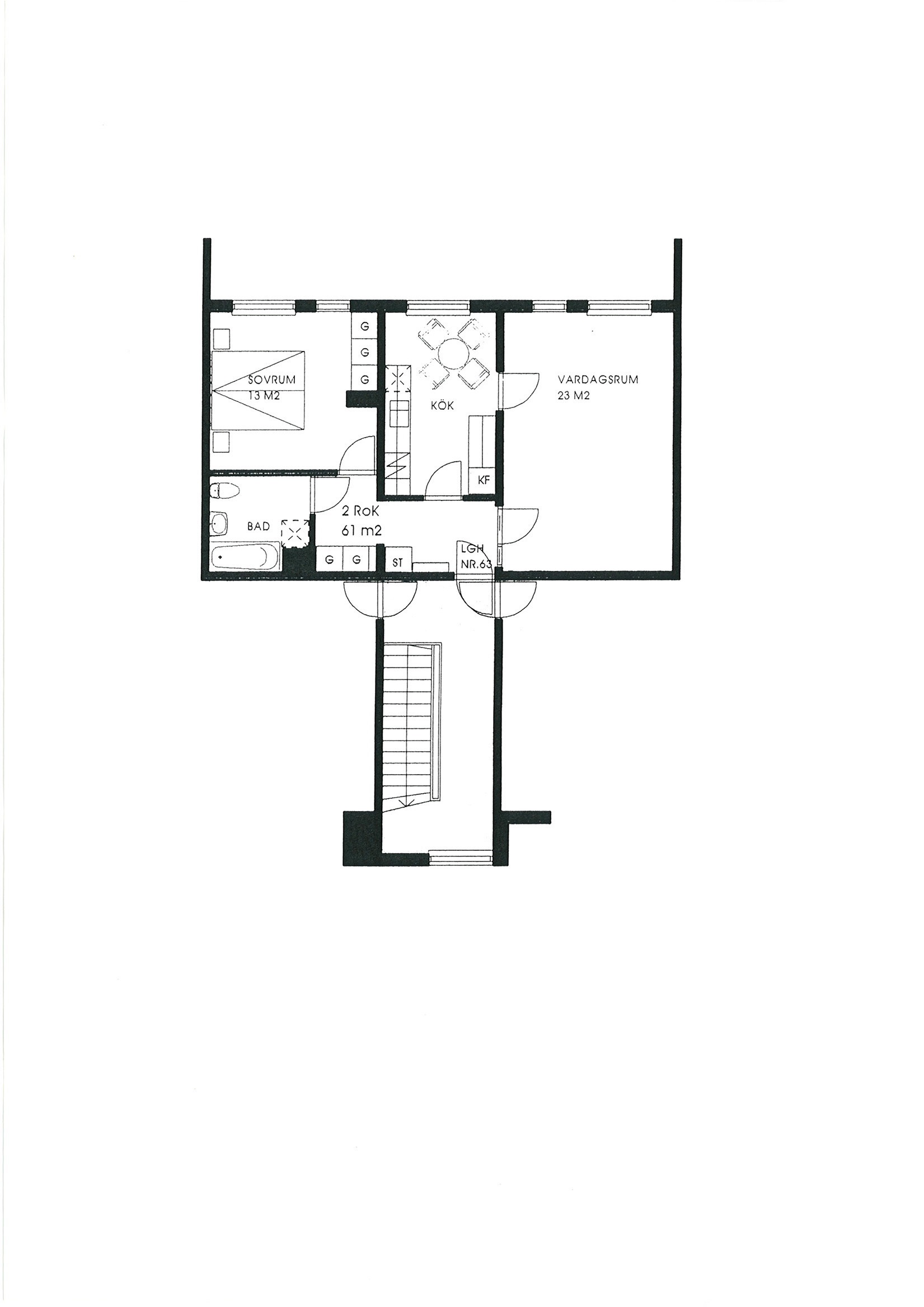 2 rok · 61 m² i Perstorp – bild 7