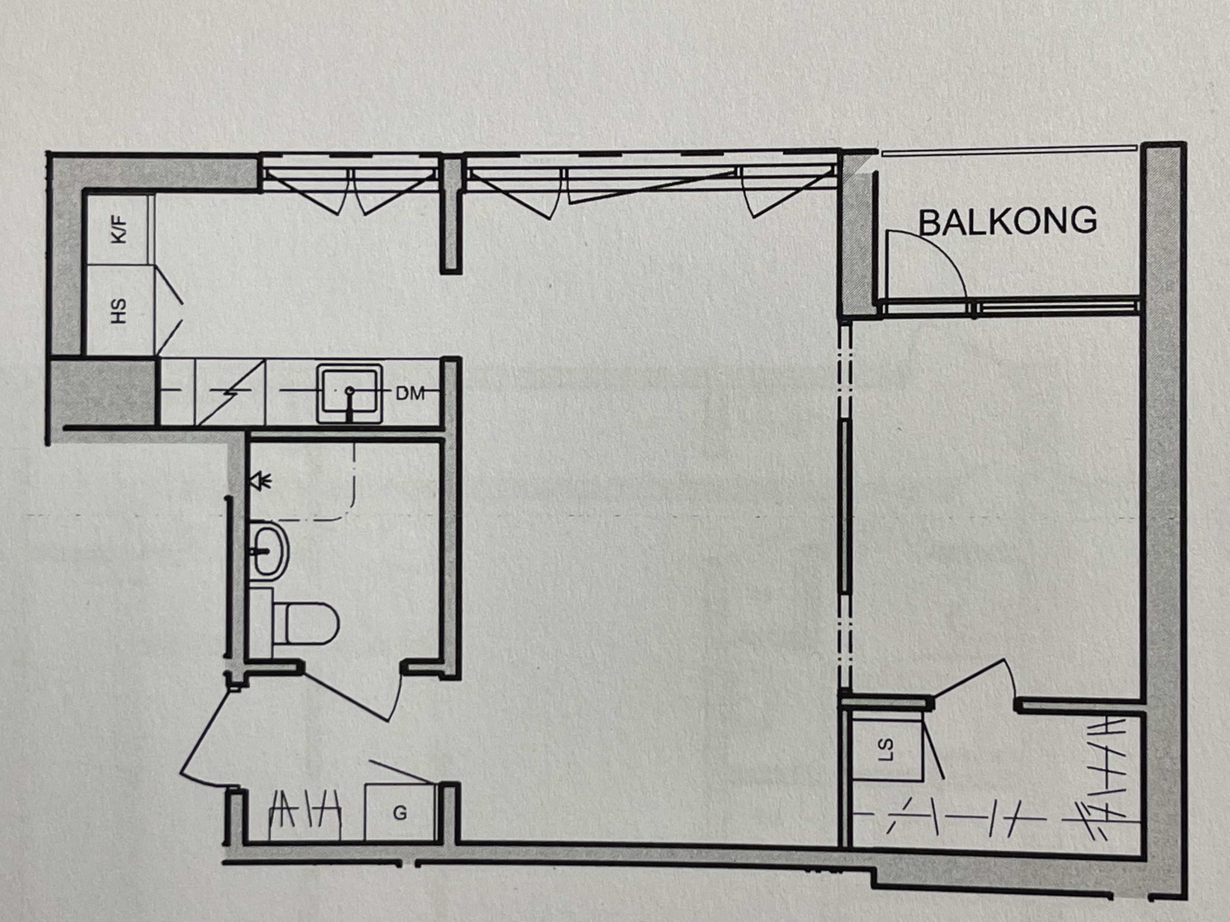 Lägenhet, 2 rooms, 43 sqm, Uppsala