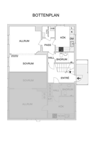 Hyreslägenhet på Kvissleby i kvissleby