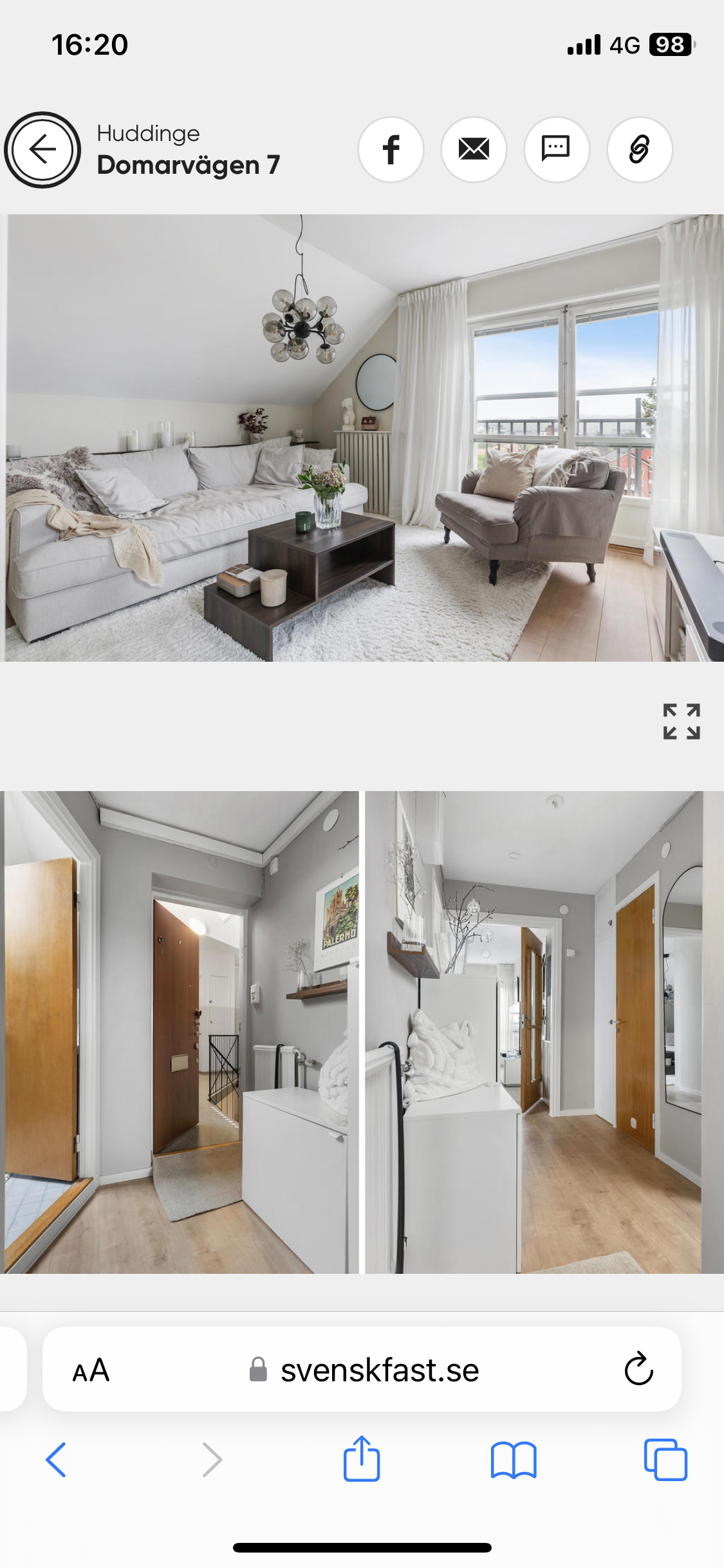Lägenhet, 2 rooms, 45 sqm, Huddinge