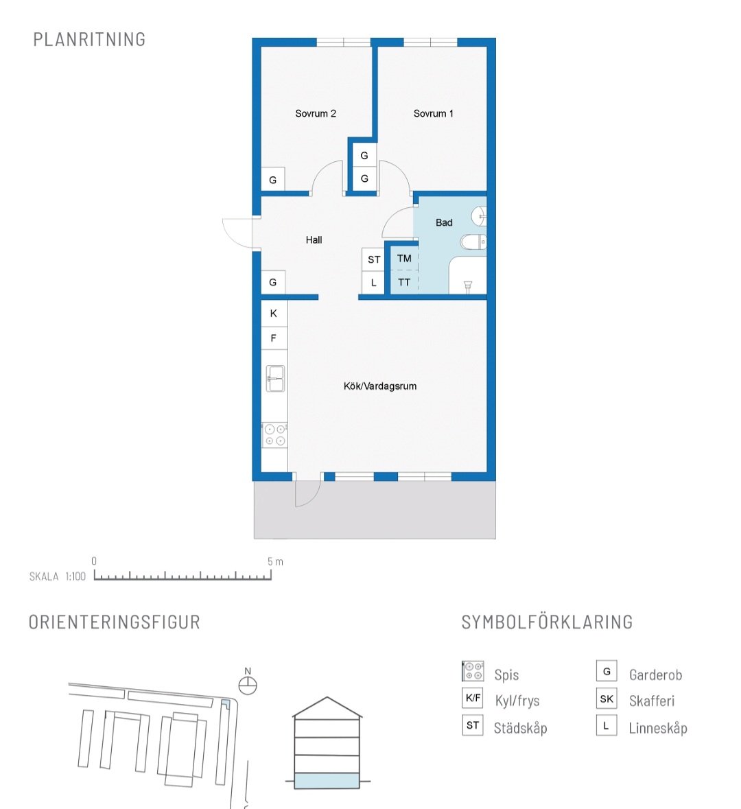 Lägenhet, 3 rum, 62 kvm, Göteborg