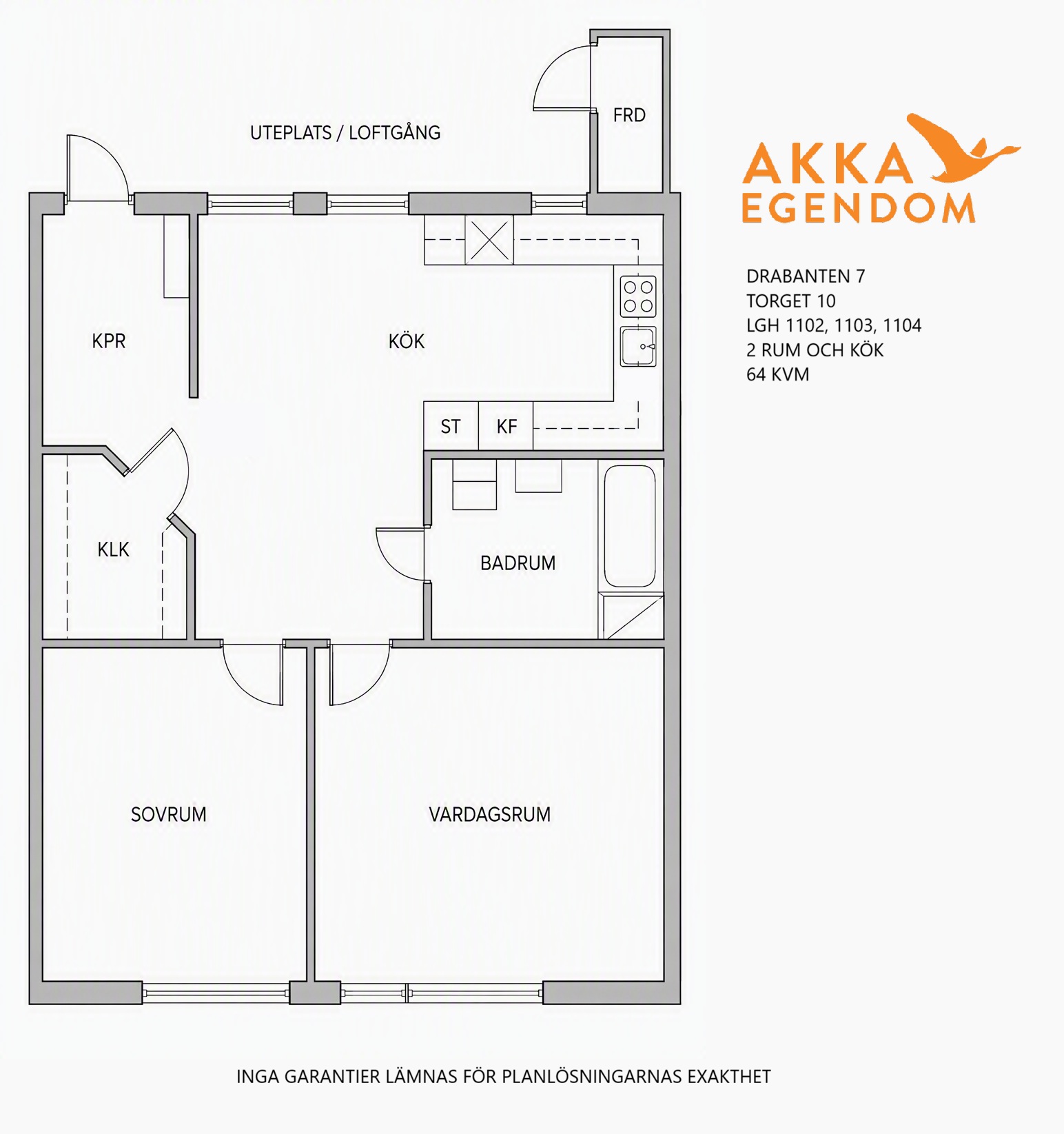 2 rok · 64 m² i Klippan – bild 7