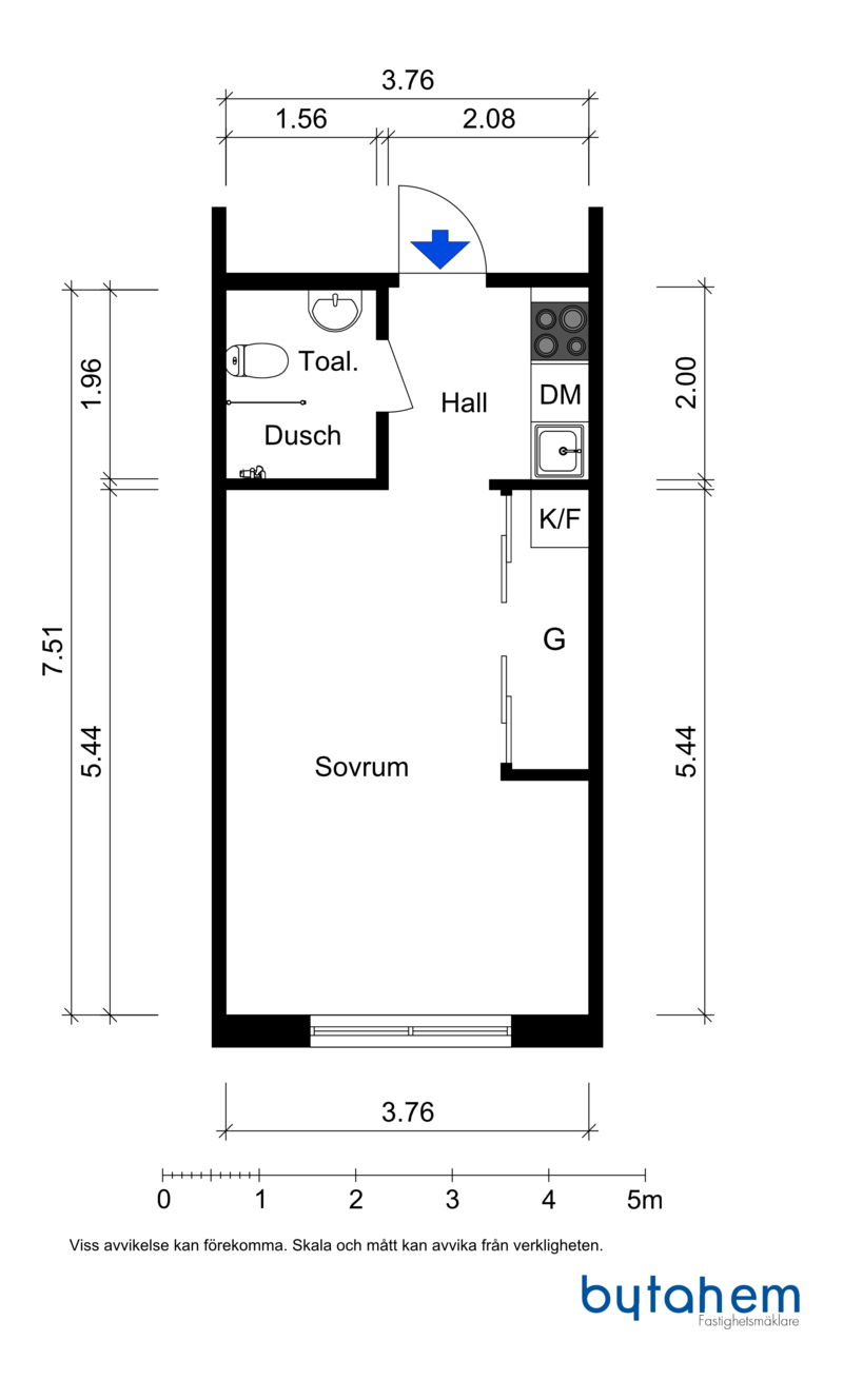 1 rok · 29 m² i Göteborg – bild 2