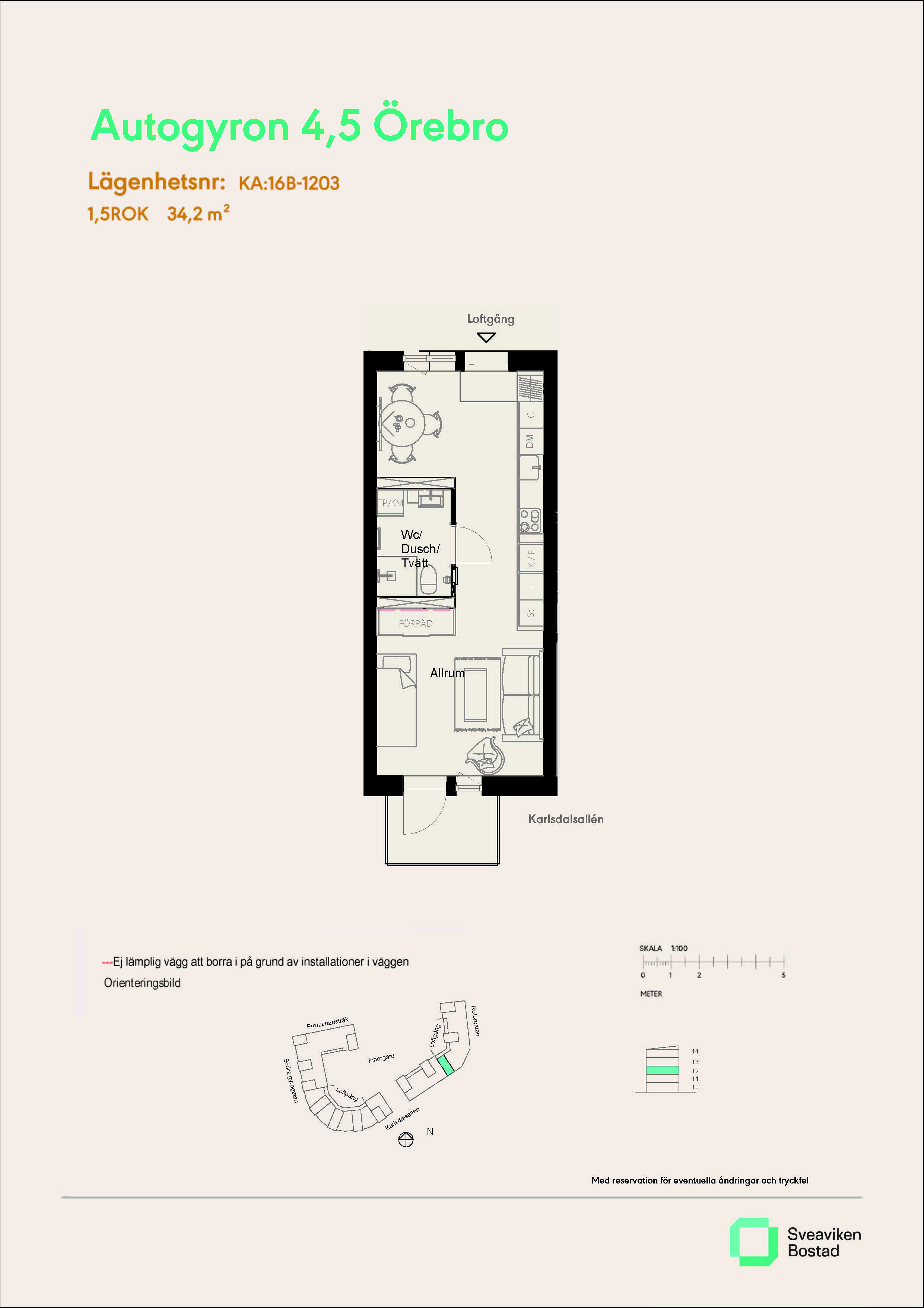 1 rok · 34 m² i Örebro – bild 4