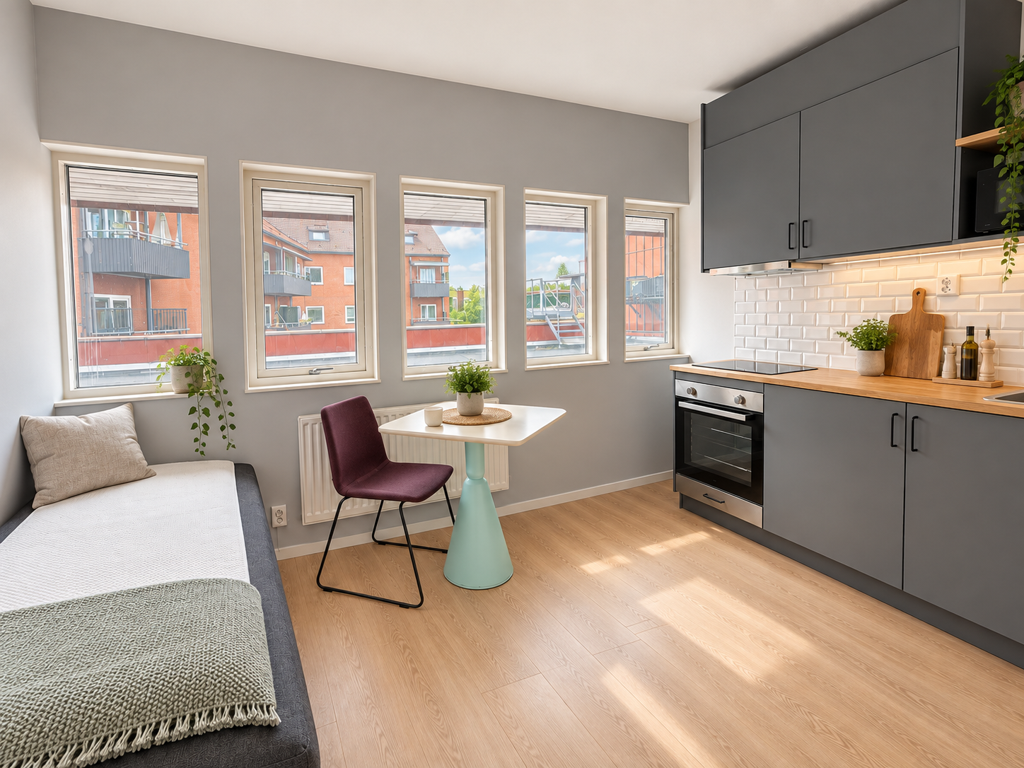 Lägenhet, 1 rooms, 17 sqm, Köping