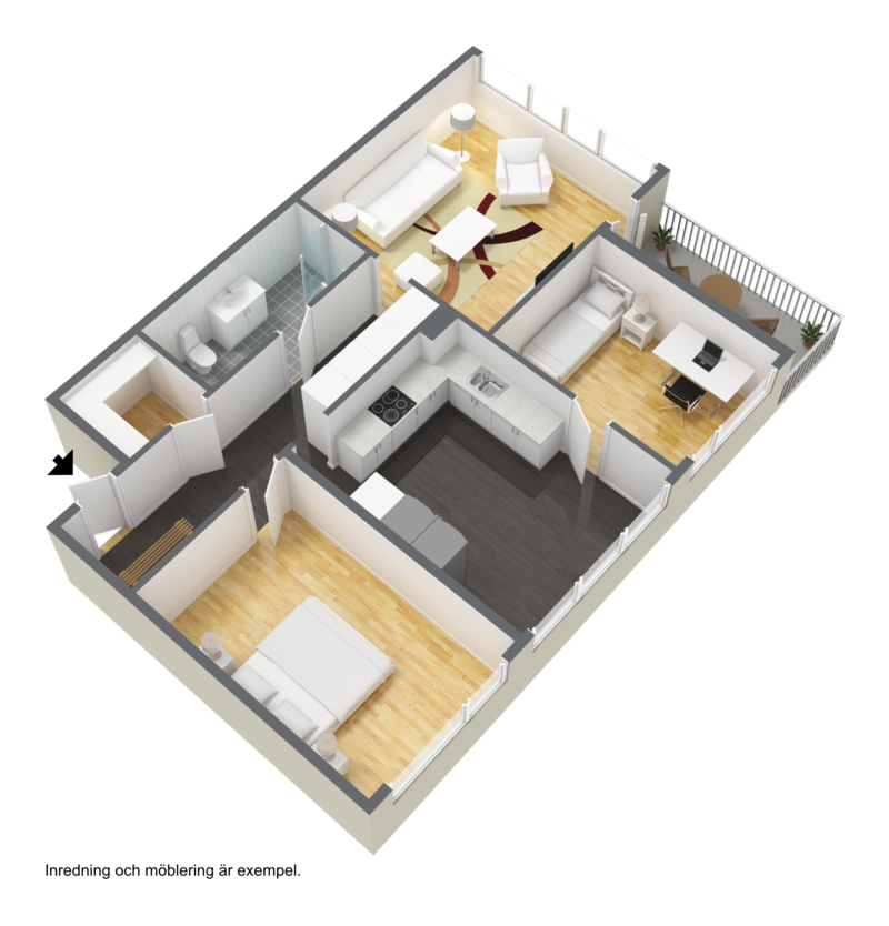 3 rok · 81 m² i Borås – bild 2
