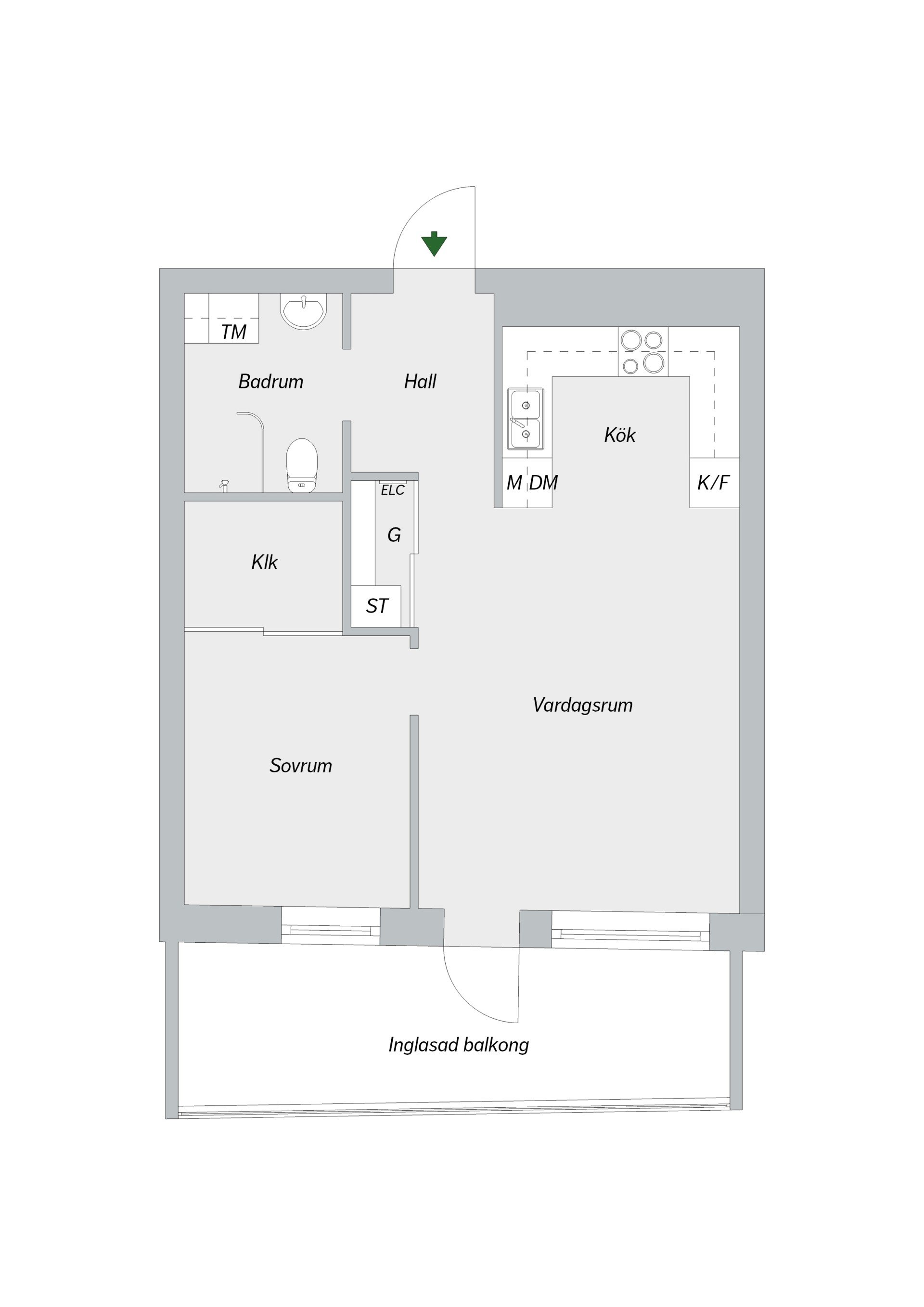 2 rum och kök, Stockholm — 21 000 kr/mån — bild 3