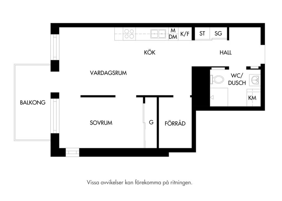 2 rum och kök, Västra Hamnen, 13 000 kr/mån, bild 3
