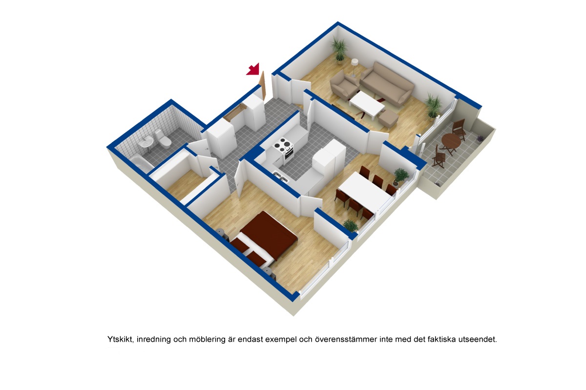 2 rok · 66 m² i Borås – bild 2