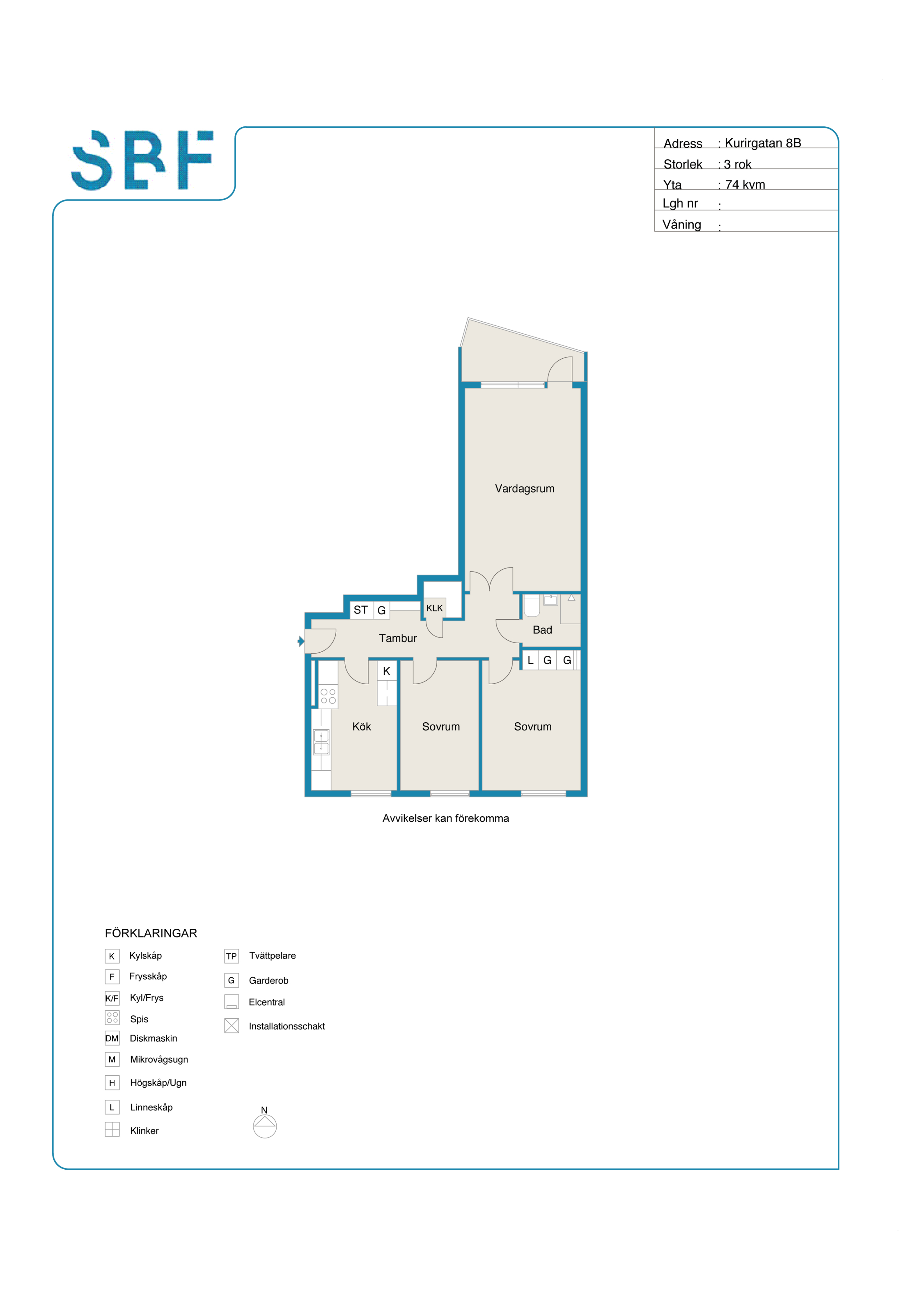 3 rok · 74 m² i Helsingborg  – bild 3