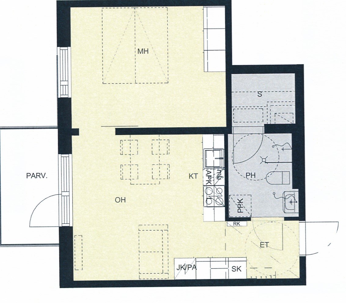 apartment at Cygnaeuksenkatu, Jyväskylä 5