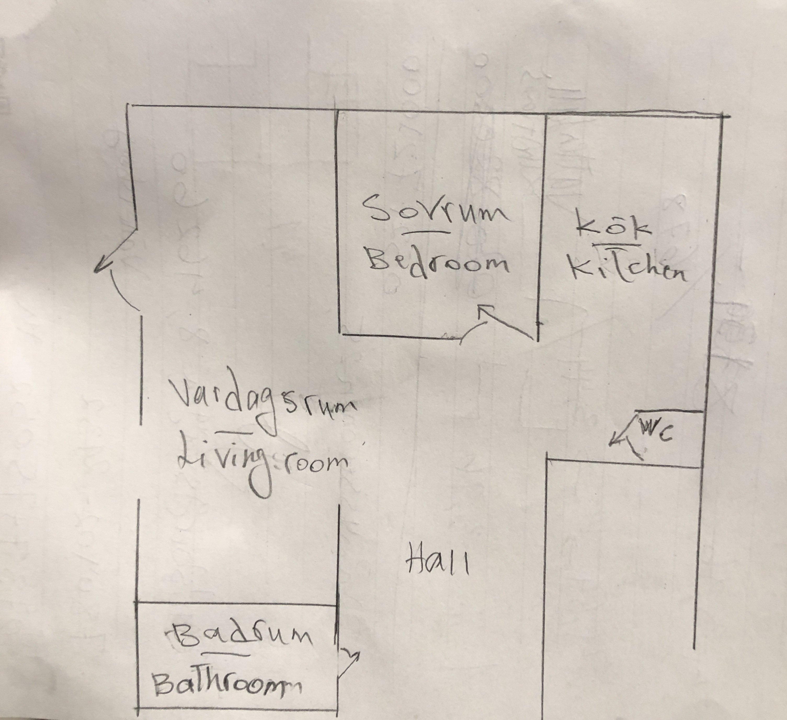 Lägenhet, 2 rooms, 45 sqm, Göteborg