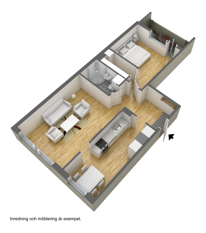 2 rok · 62 m² i Helsingborg – bild 2