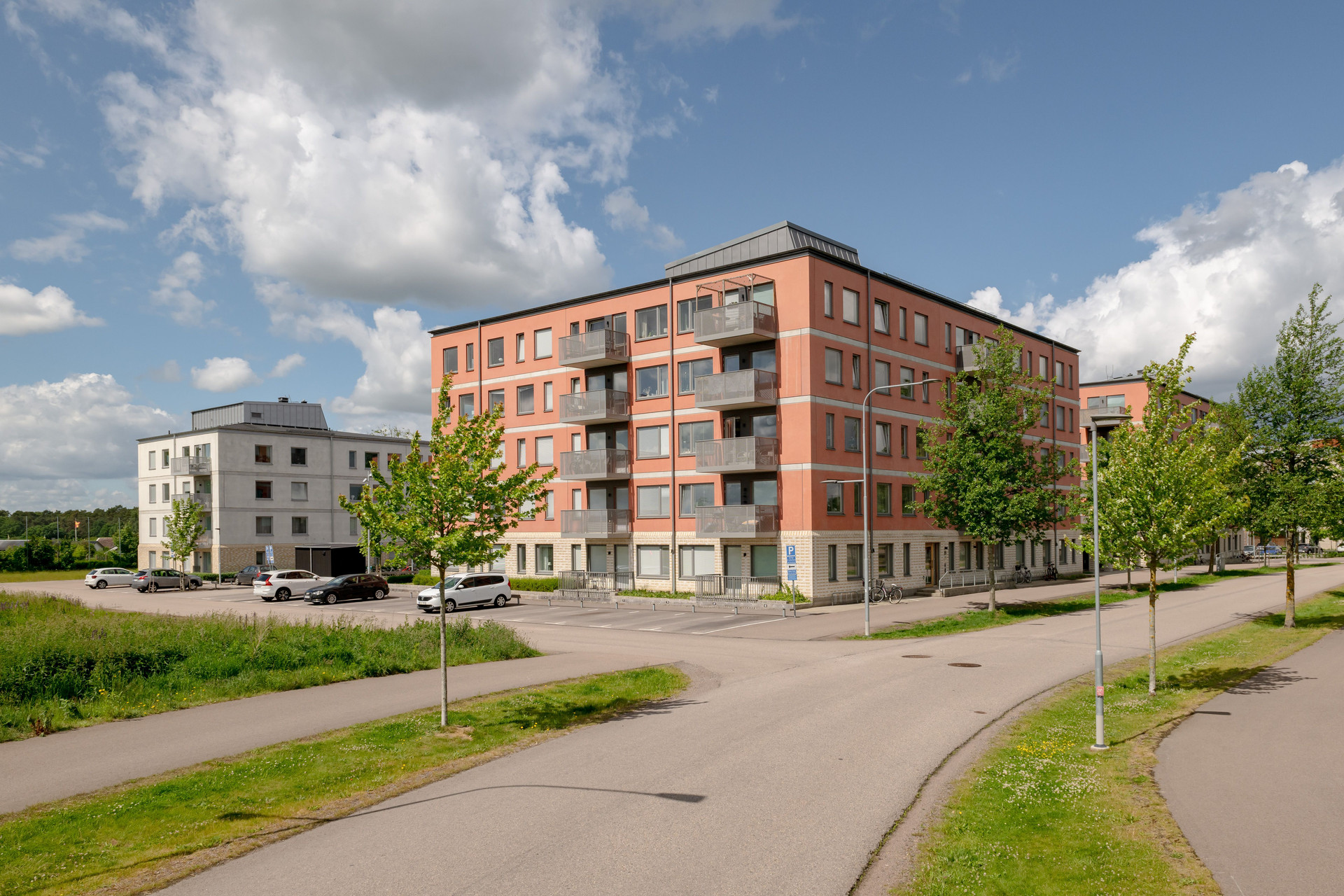 Trapetsgatan i Ängelholm