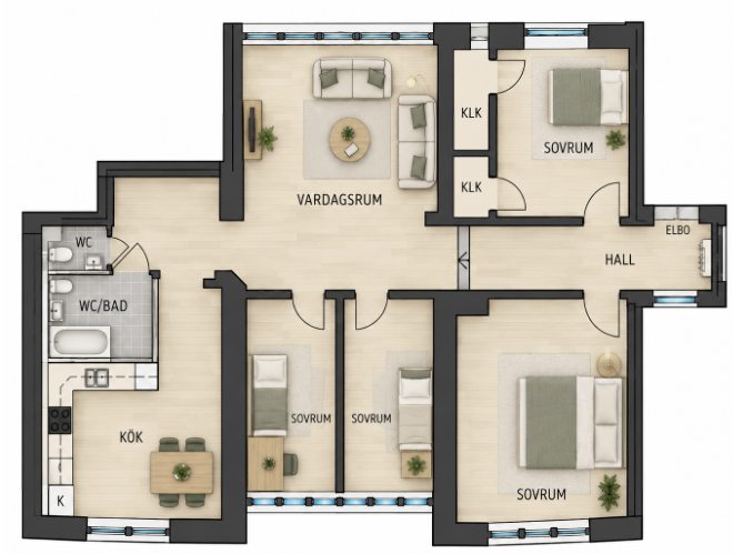 5 rok · 127 m² i Köping