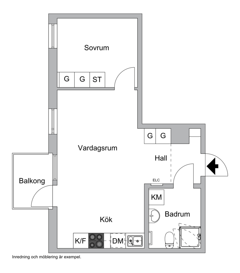 2 rok · 40 m² i Halmstad – bild 6