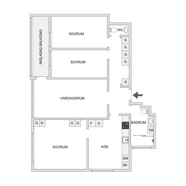 4 rum och kök, Torslanda, 15 500 kr/mån, bild 4