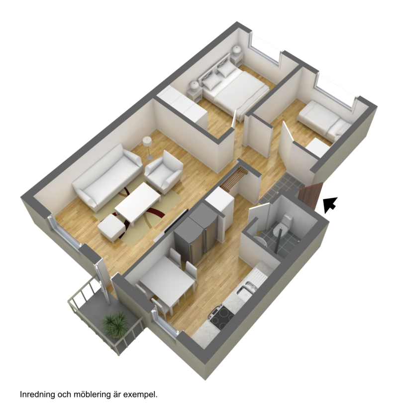 3 rok · 56 m² i Göteborg – bild 2