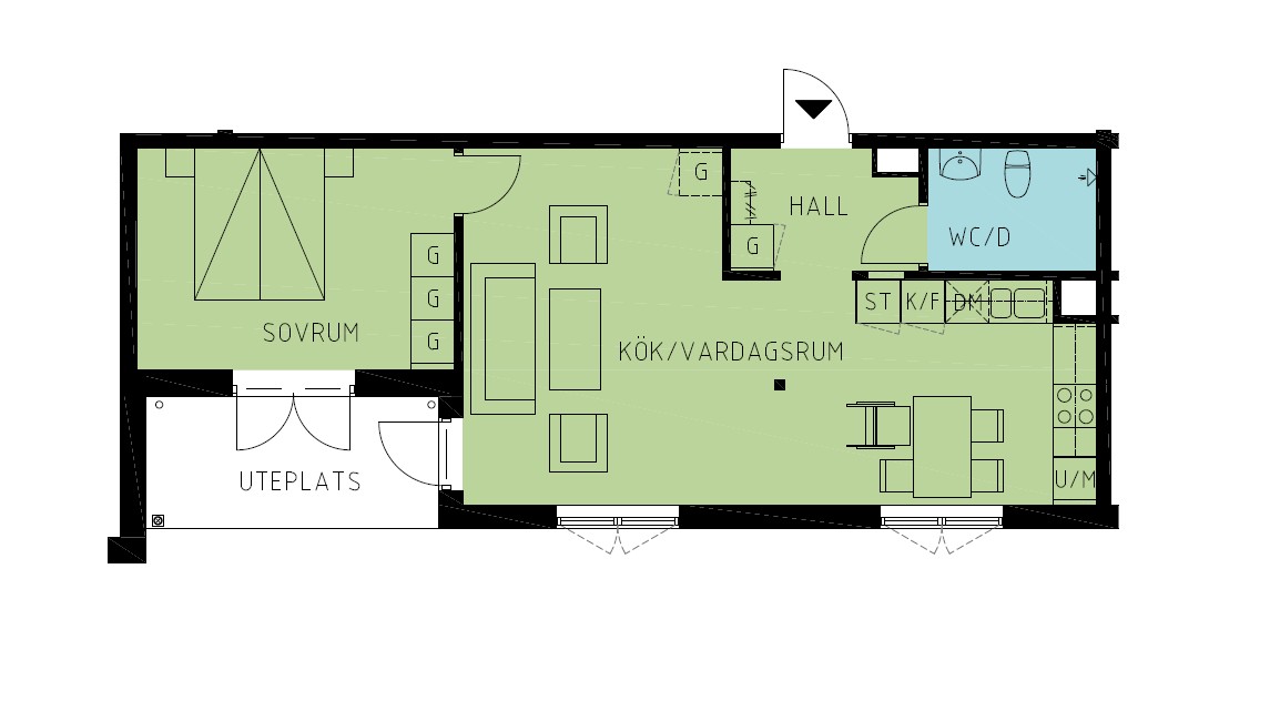 2 rok · 57 m² i Kalmar – bild 11