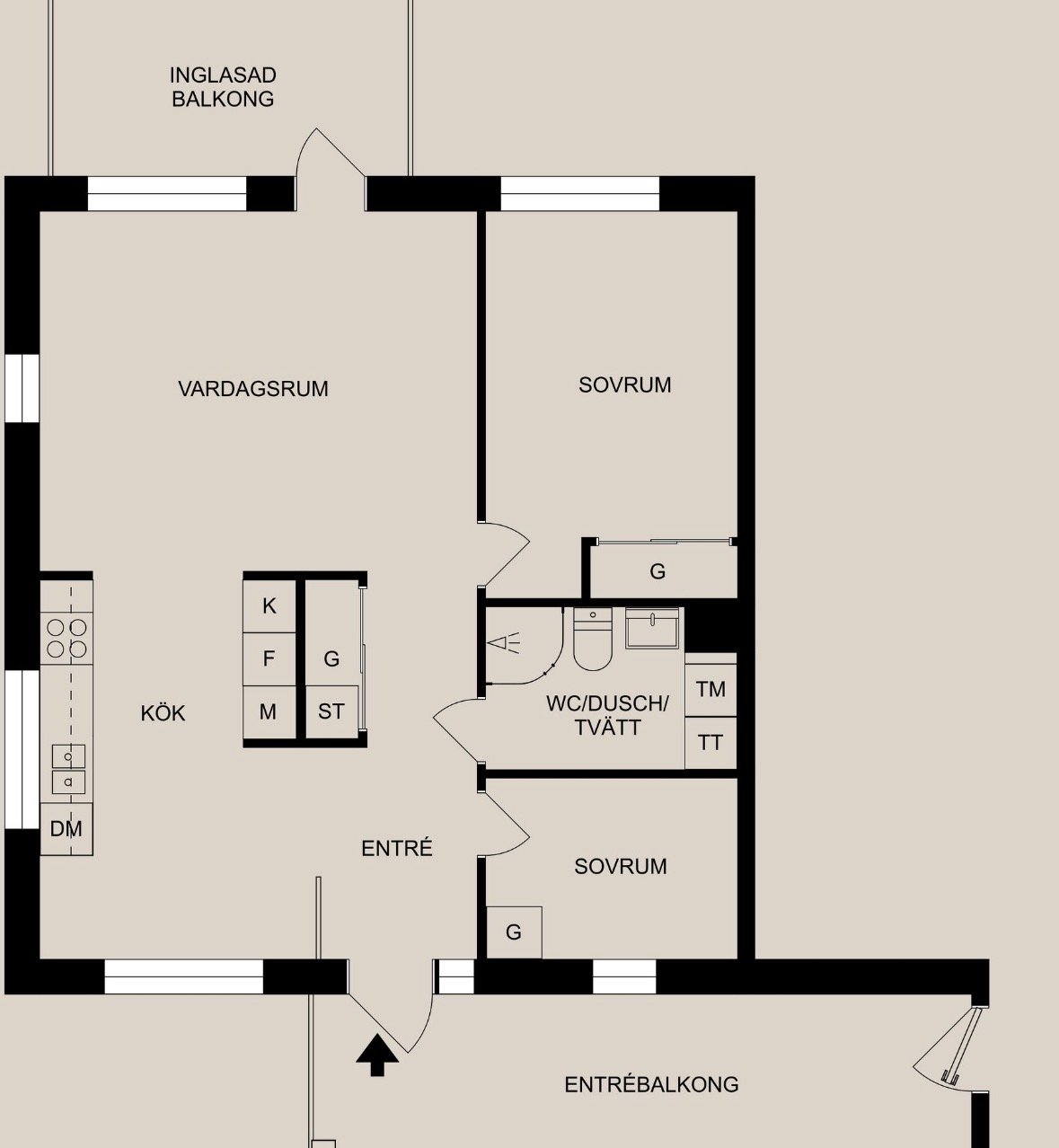 3 rok · 68 m² i Norrköping – bild 2