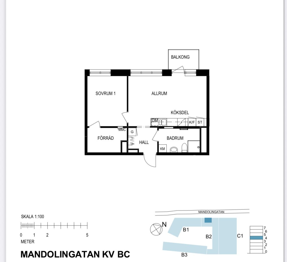 Lägenhet, 2 rum, 50 kvm, Västra Frölunda