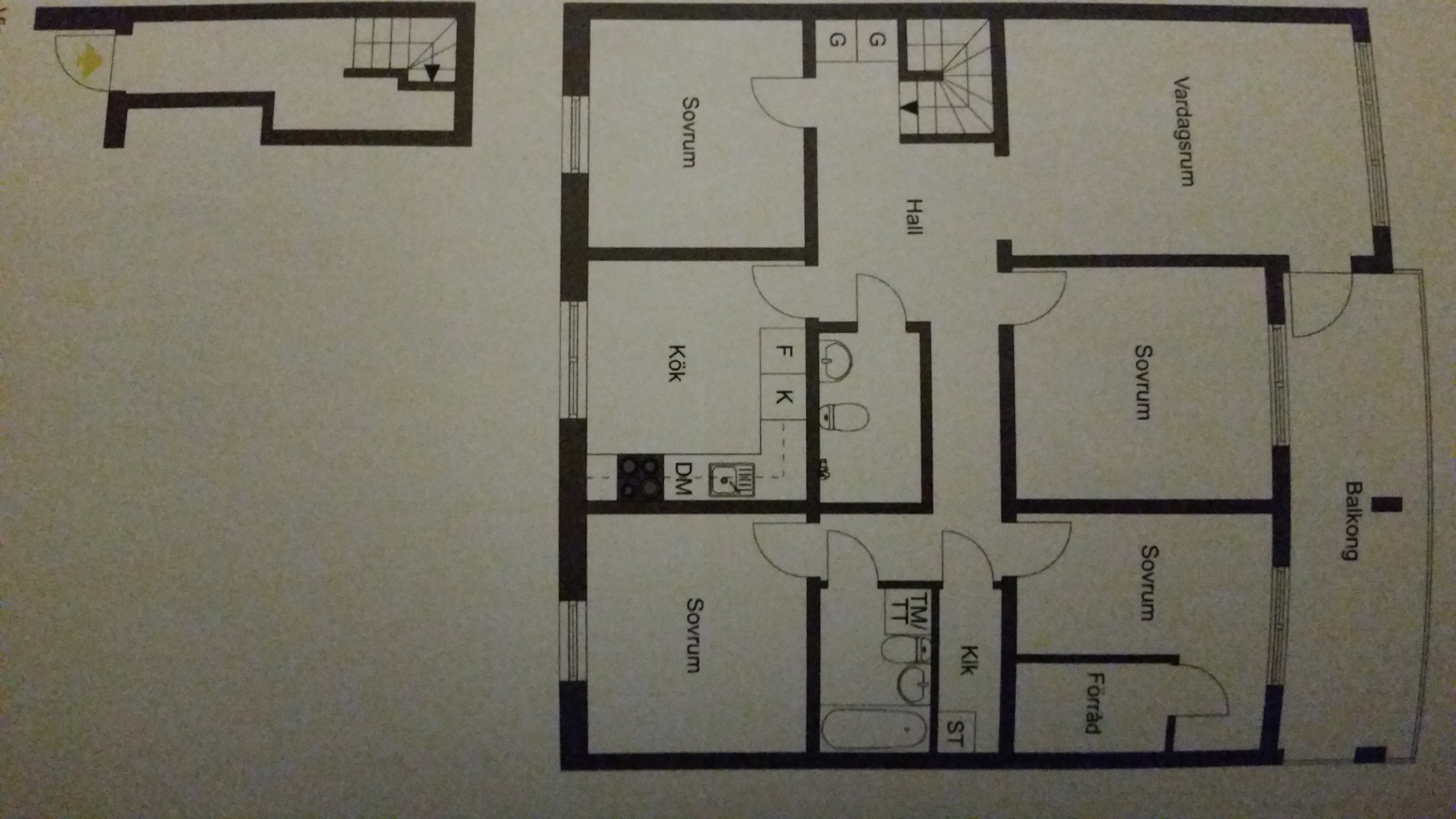 Lägenhet, 5 rum, 133 kvm, Växjö