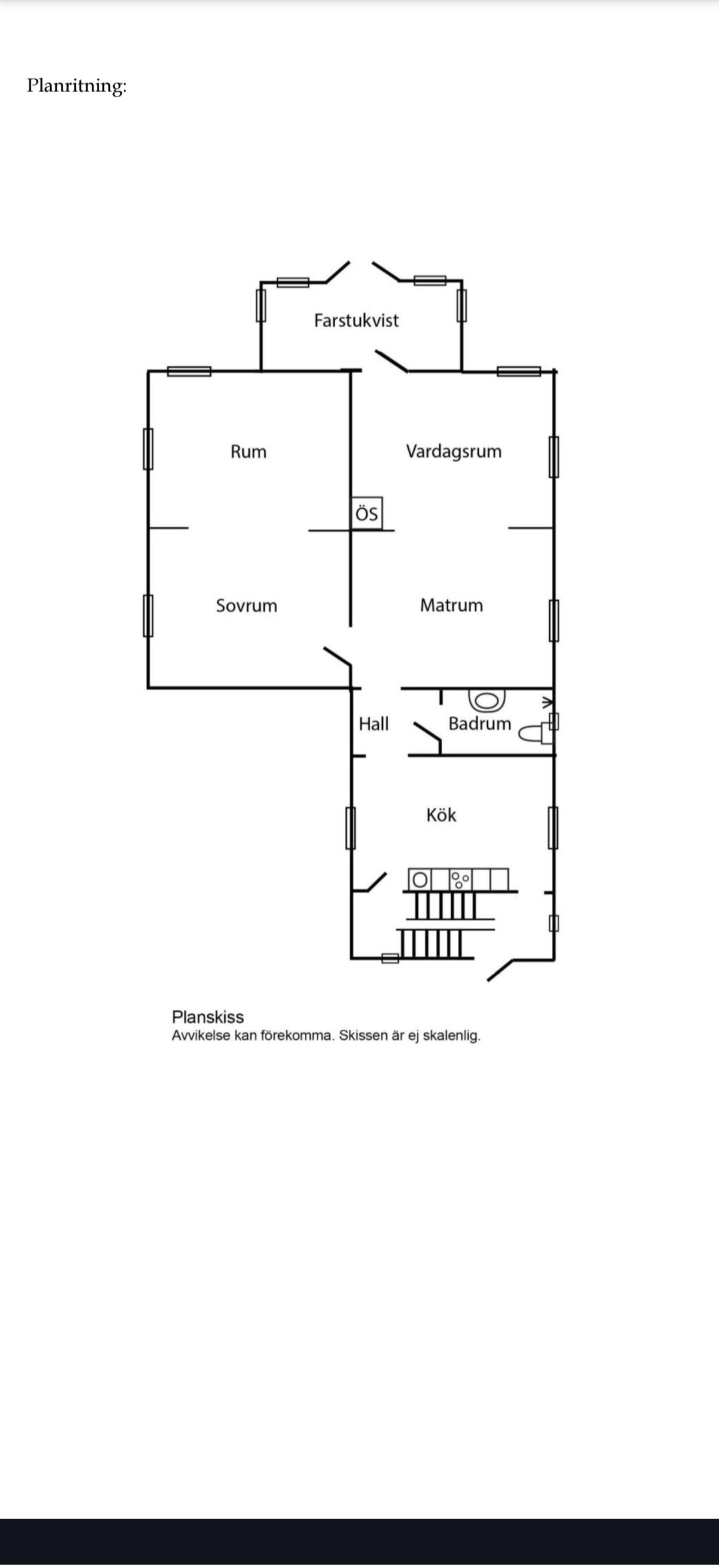 Villa/Hus, 3 rooms, 76 sqm, Stånga