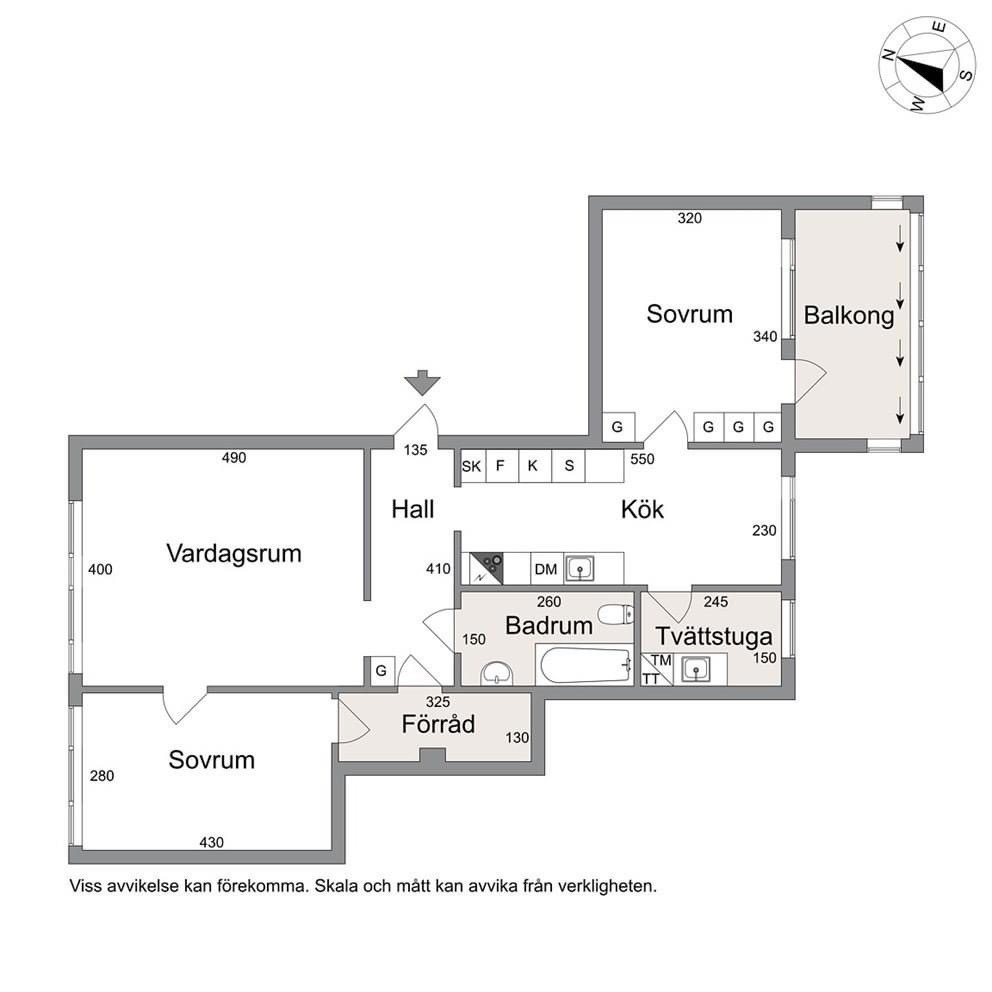 Lägenhet, 3 rooms, 79 sqm, Sävedalen