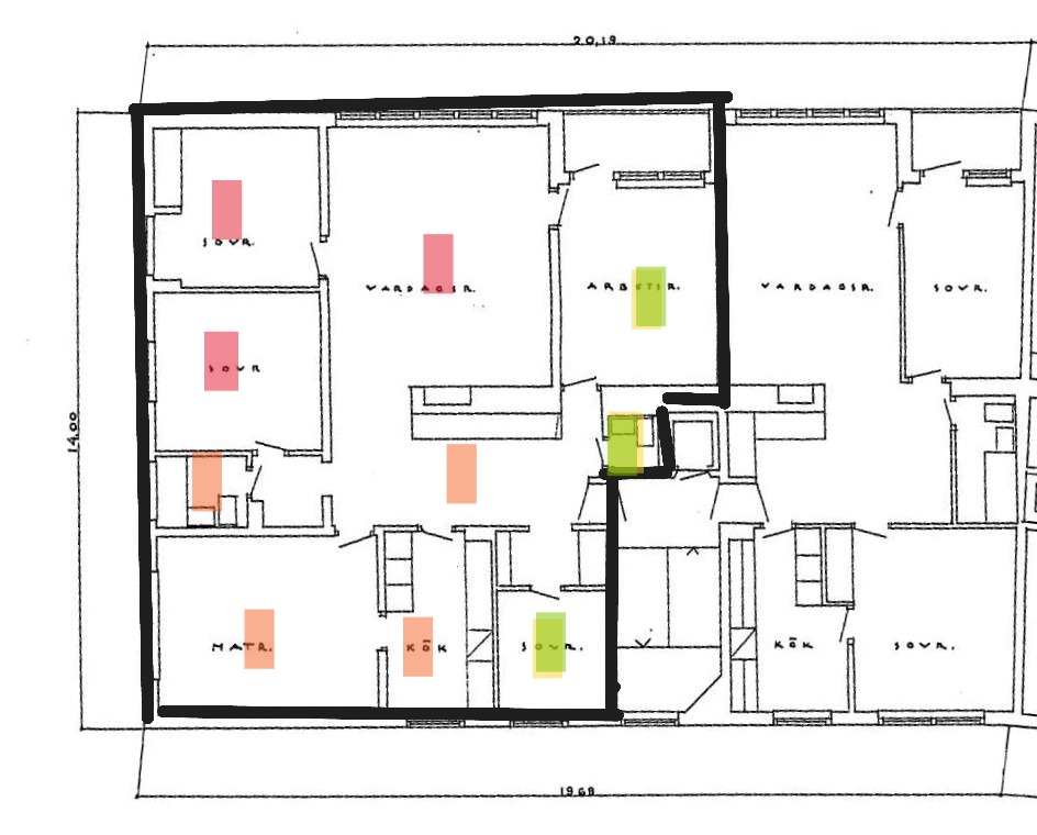 Lägenhet, 2 rum, 40 kvm, Stockholm