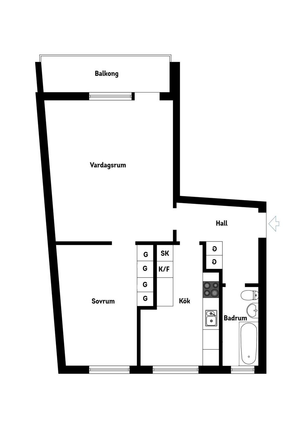 Kata Dalströms gata, Hägersten — photo 2