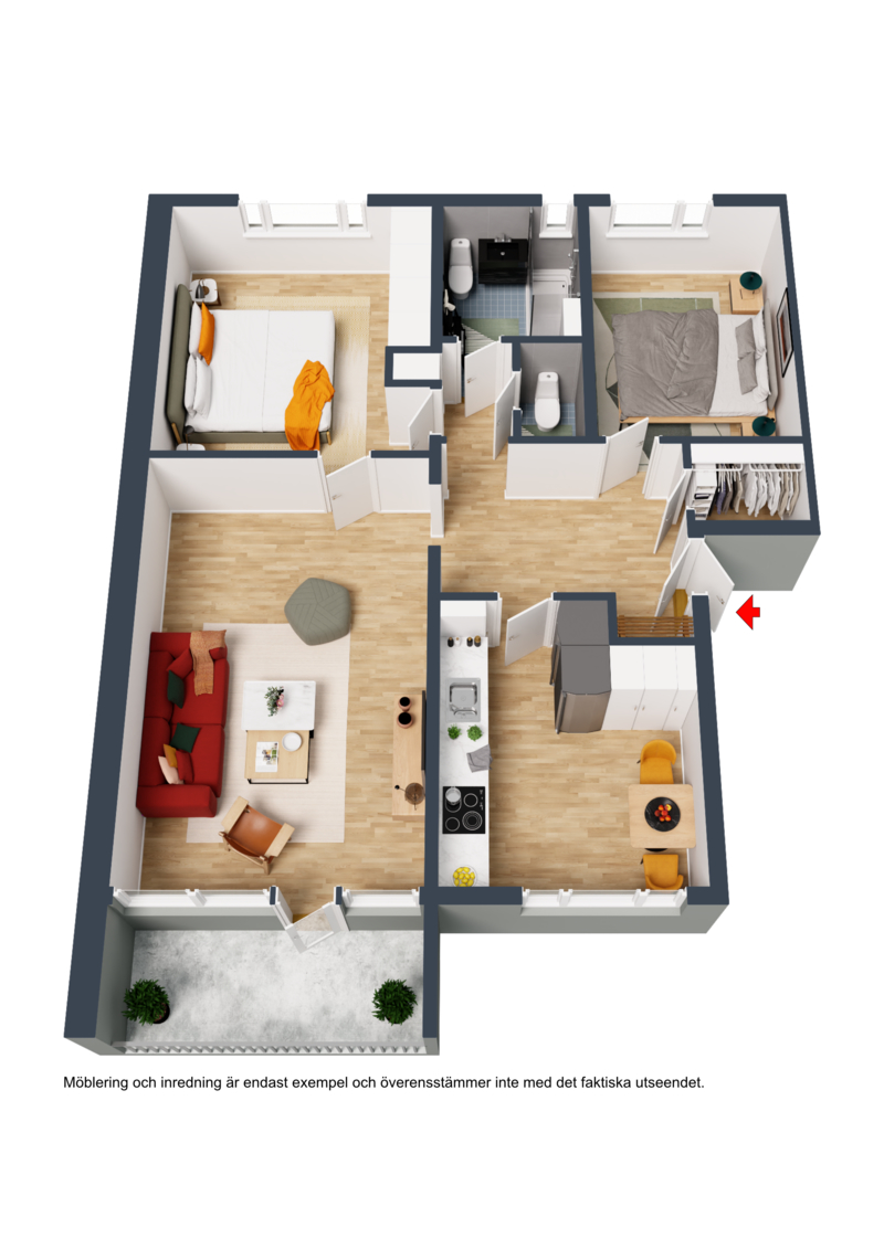 3 rok · 81 m² i Västerås – bild 10