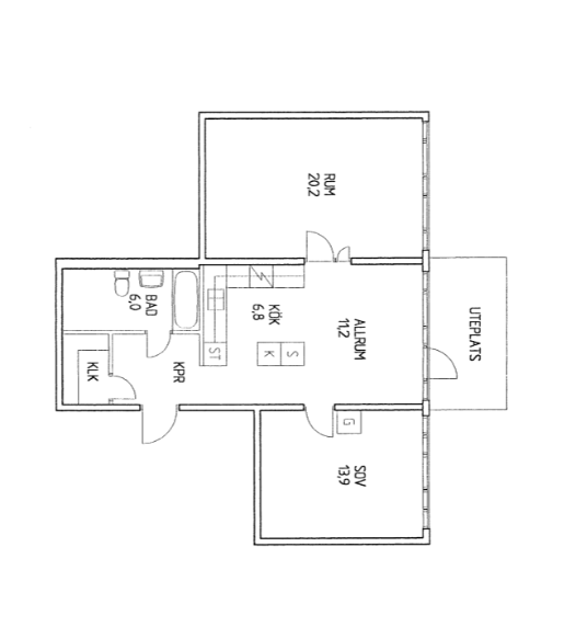 2 rok · 69 m² i Borås – bild 2