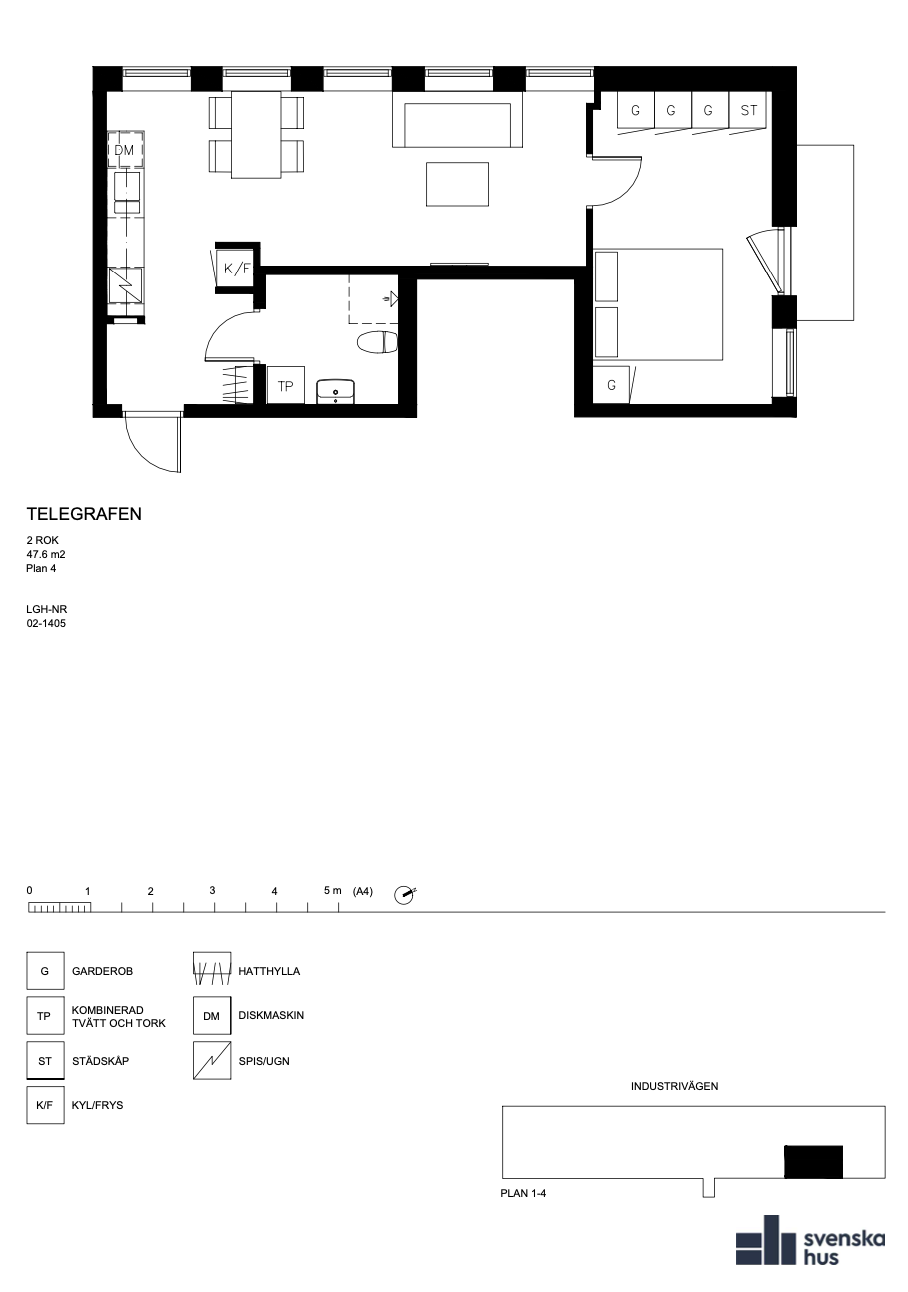 2 rok · 47 m² i Nynäshamn