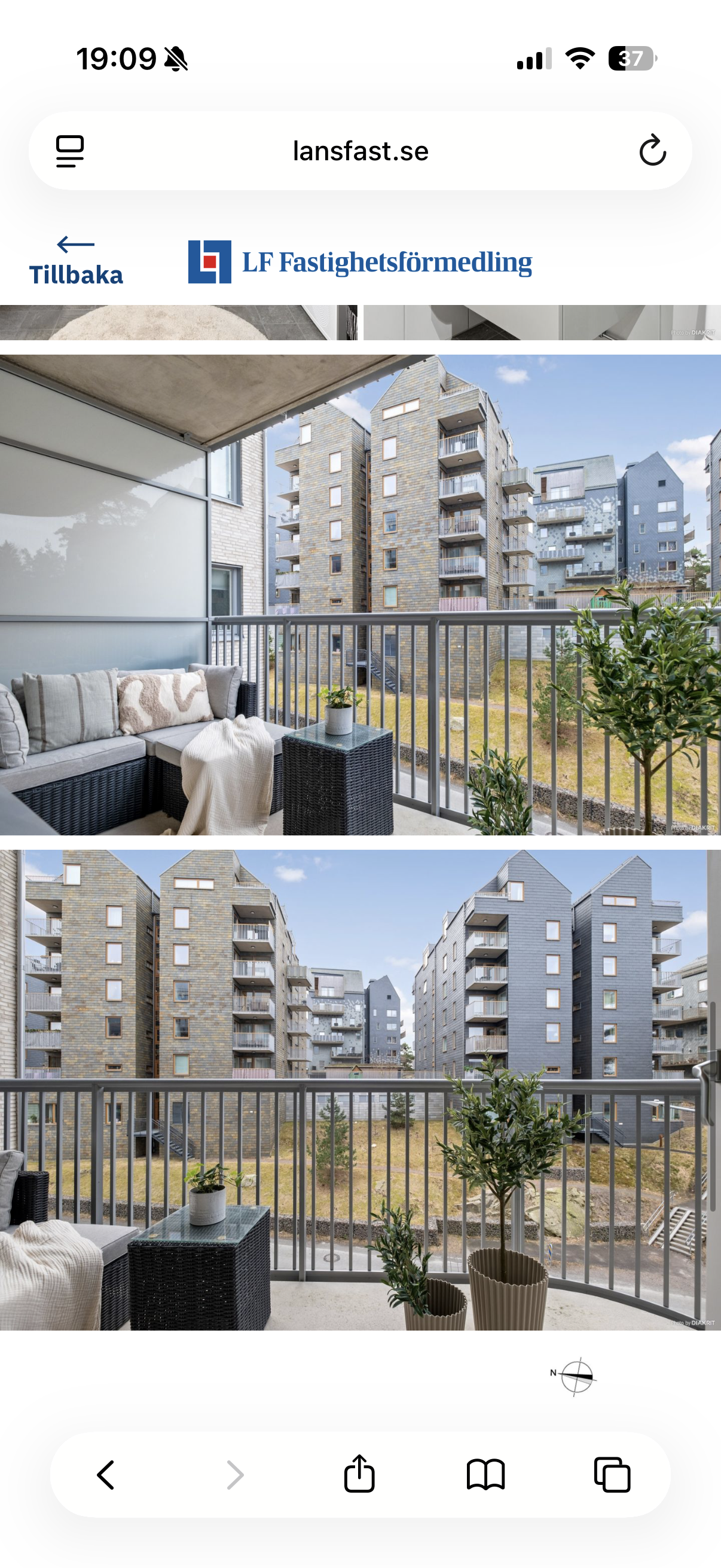 Lägenhet, 2 rooms, 58 sqm, Hovås