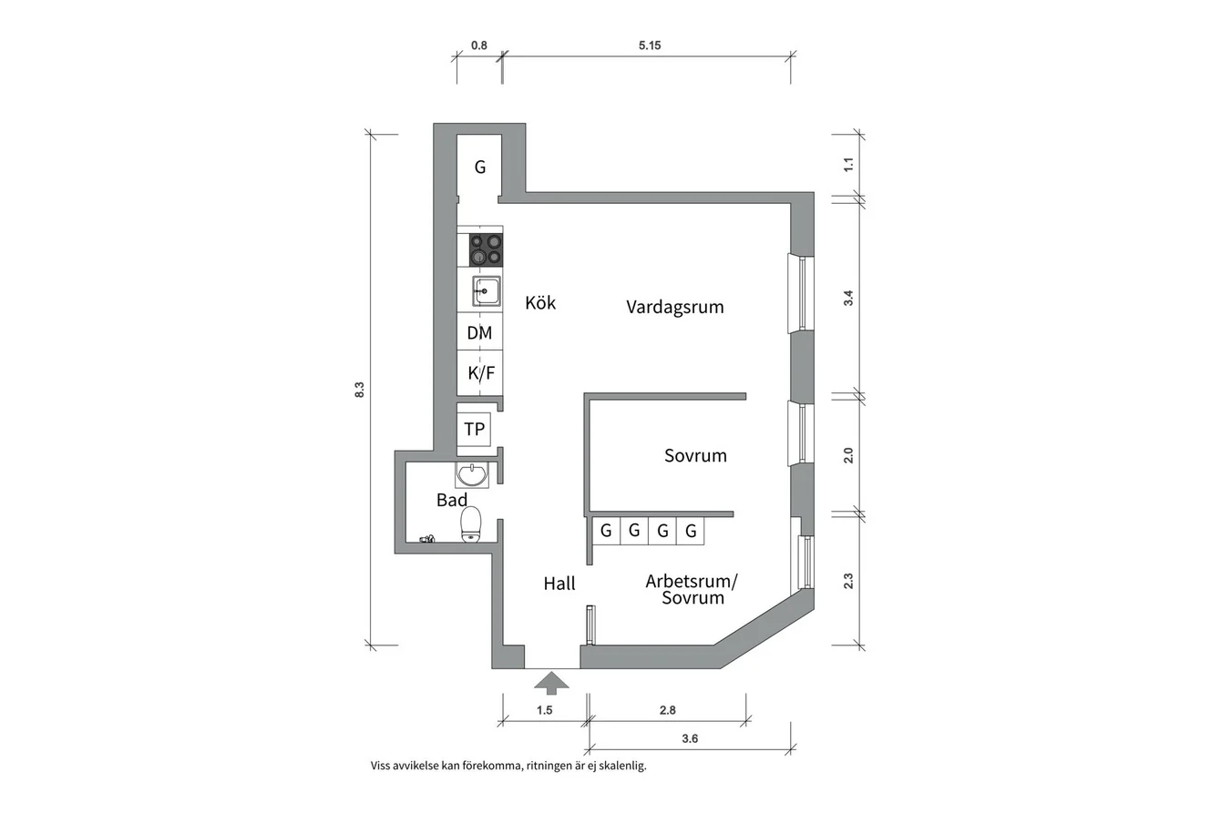 Apartment in Stockholm, Skanstull, Södermalm - Bild 2