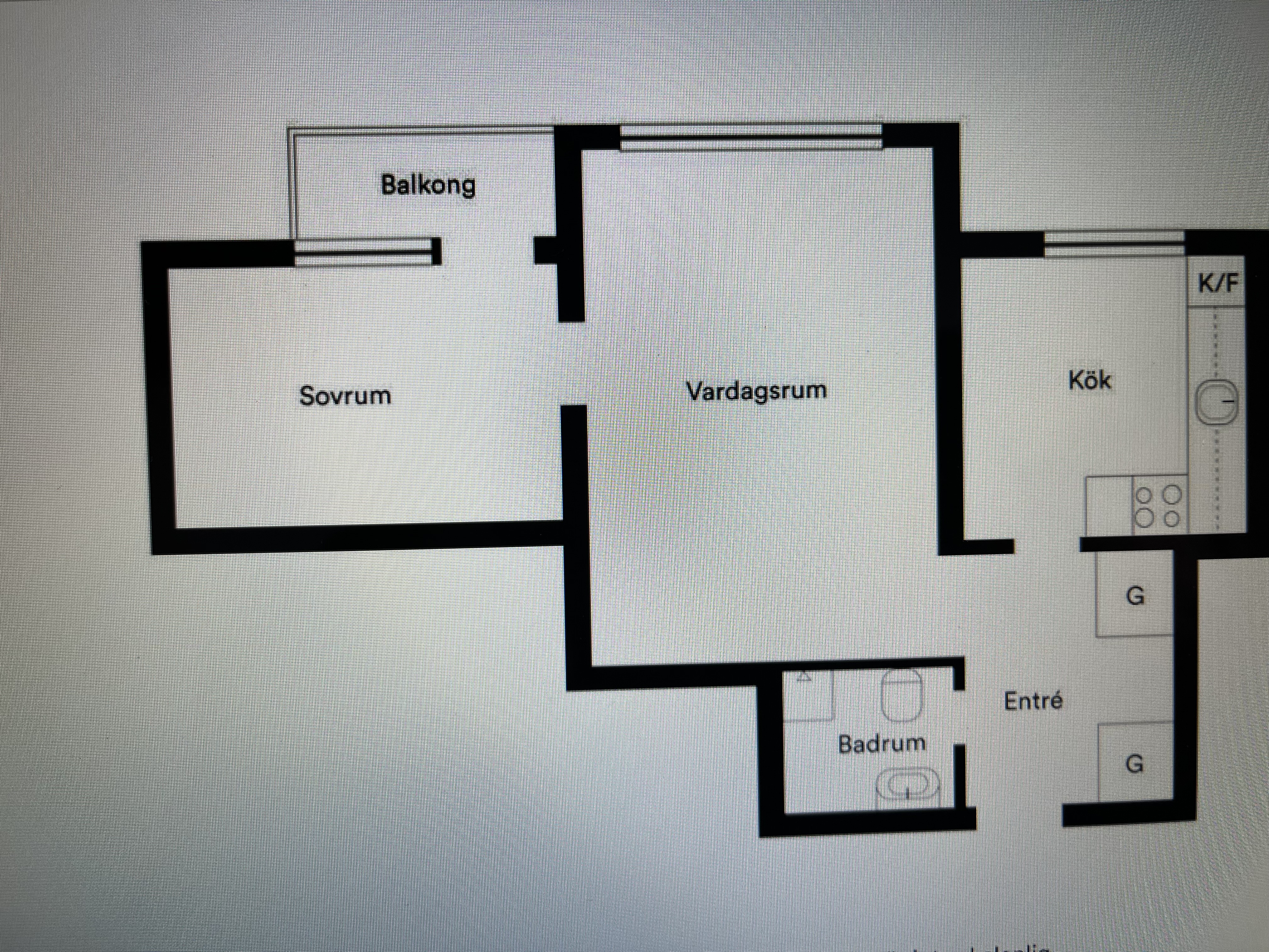 Lägenhet, 2 rooms, 50 sqm, Limhamn