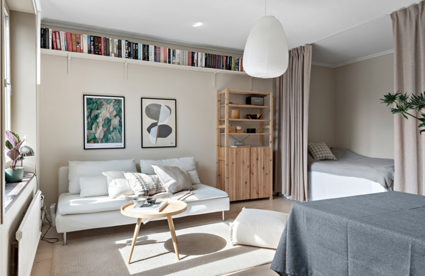 Lägenhet, 1 rooms, 28 sqm, Tyresö