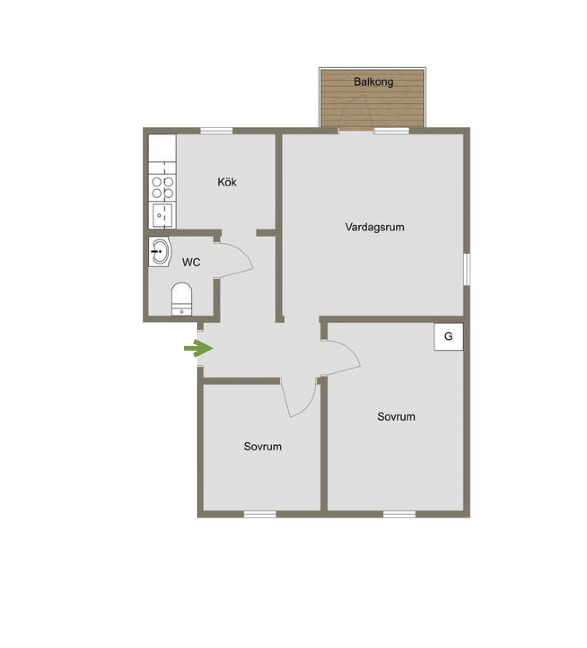 3 rok · 74 m² i Salbohed – bild 10