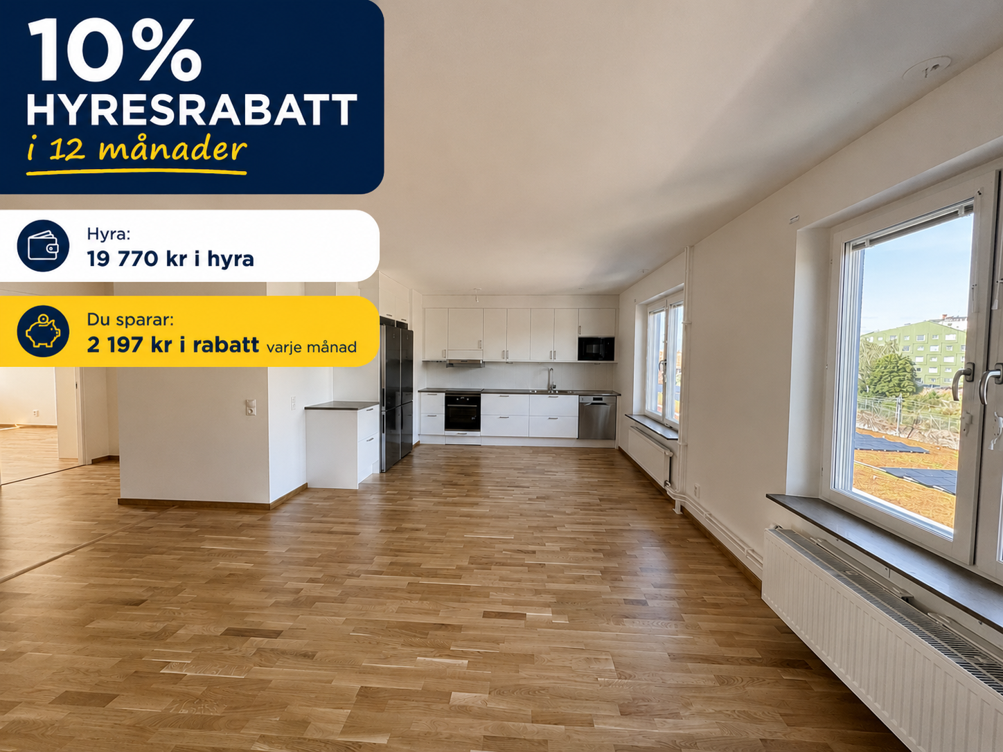 Lägenhet, 4 rooms, 97 sqm, Järfälla