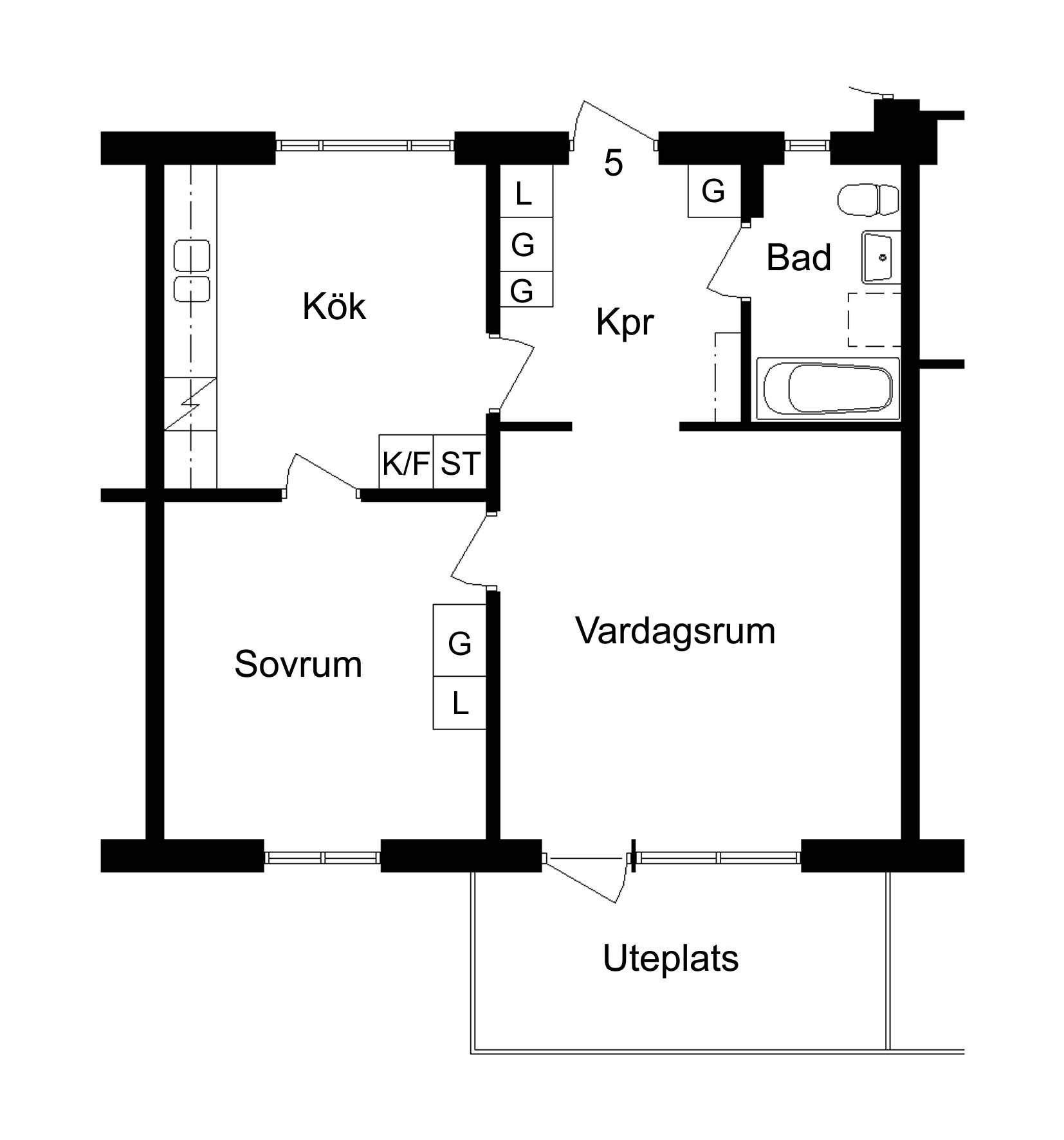 Stackgatan i Skellefteå