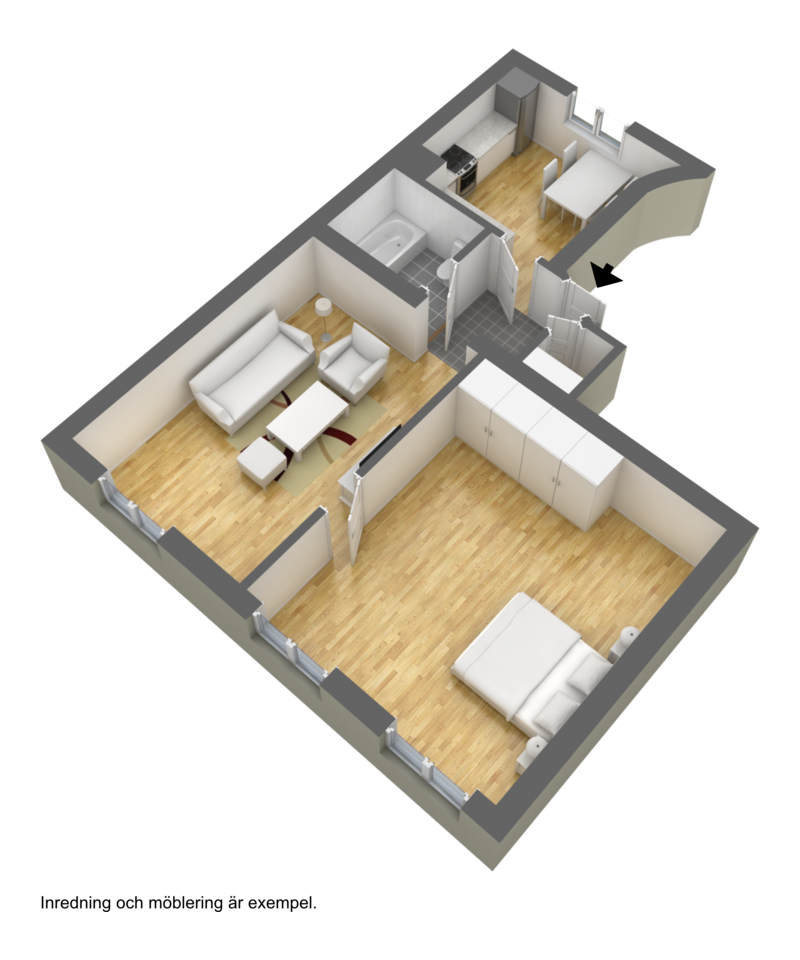 2 rok · 51 m² i Helsingborg – bild 5