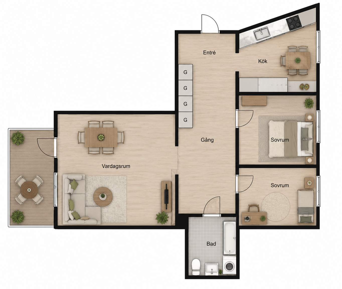 3 rok · 75 m² i Hallsberg – bild 6