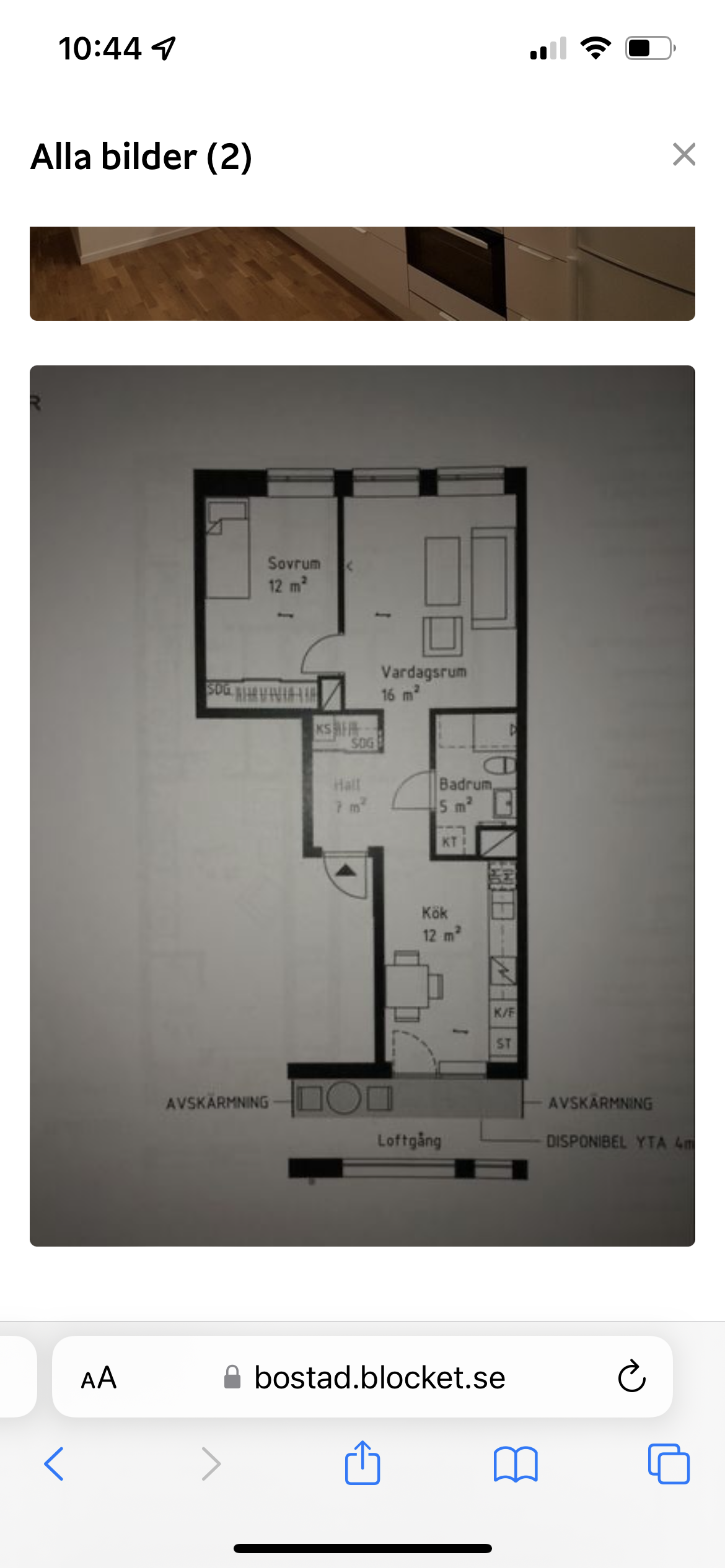 Lägenhet, 2 rooms, 54 sqm, Uppsala