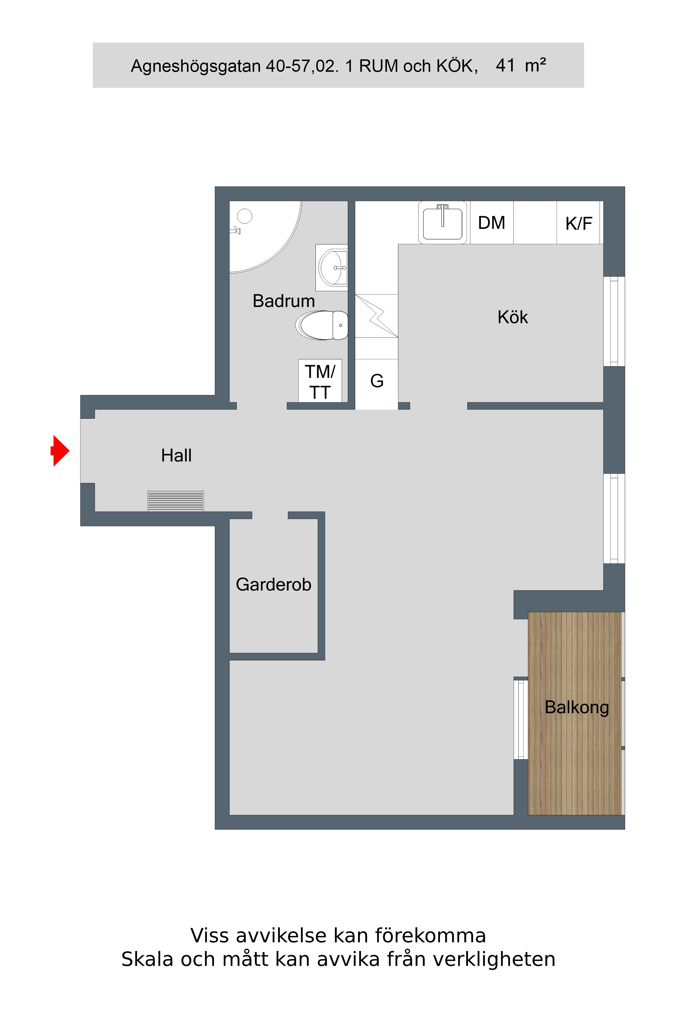 1 rok · 41 m² i Motala – bild 19