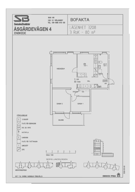 3 rum och kök, Enskede — 14 243 kr/mån — bild 2