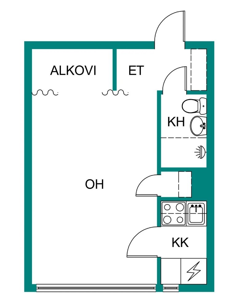 Yksiö Kuopiossa 2