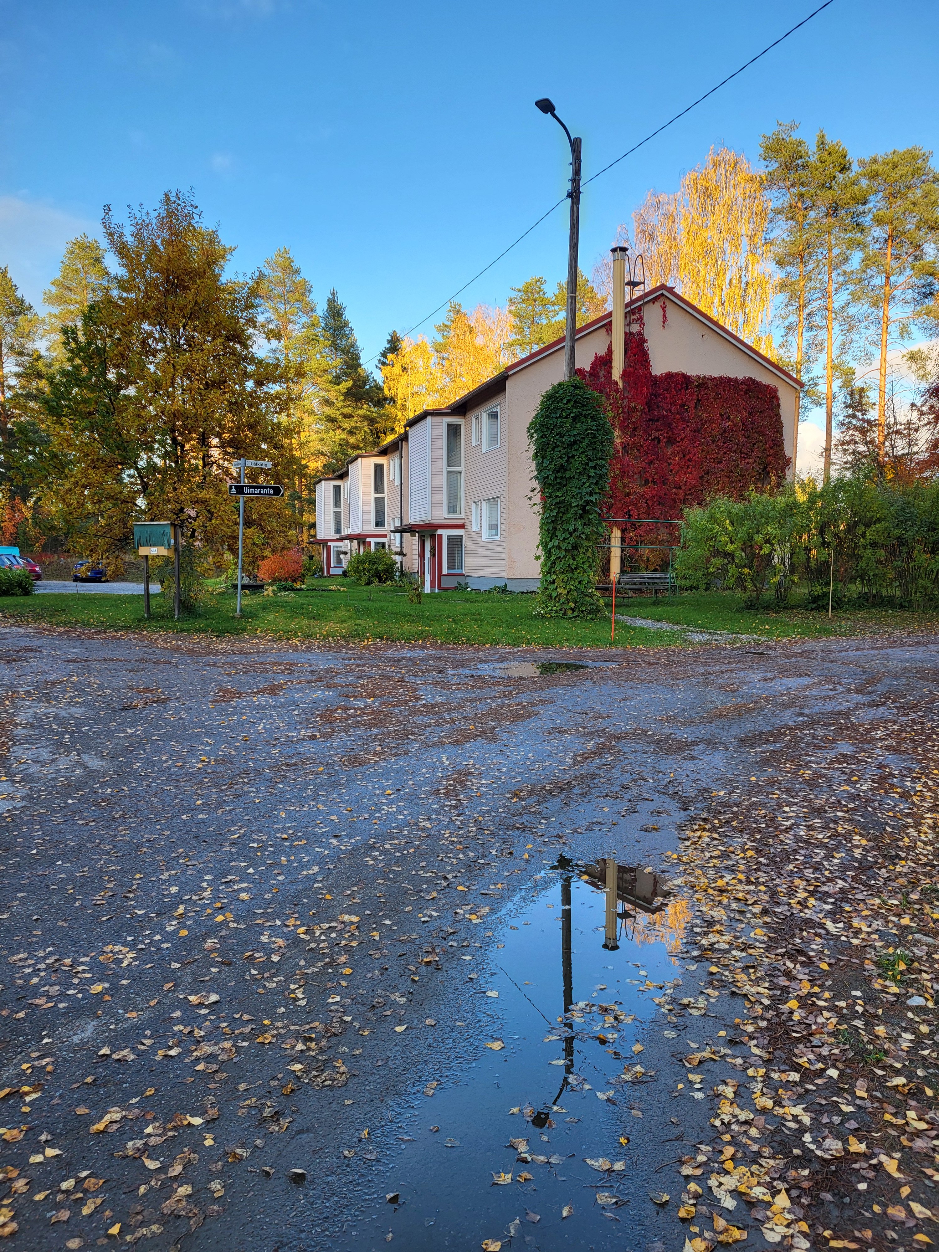 Kolmio järven rannassa 1