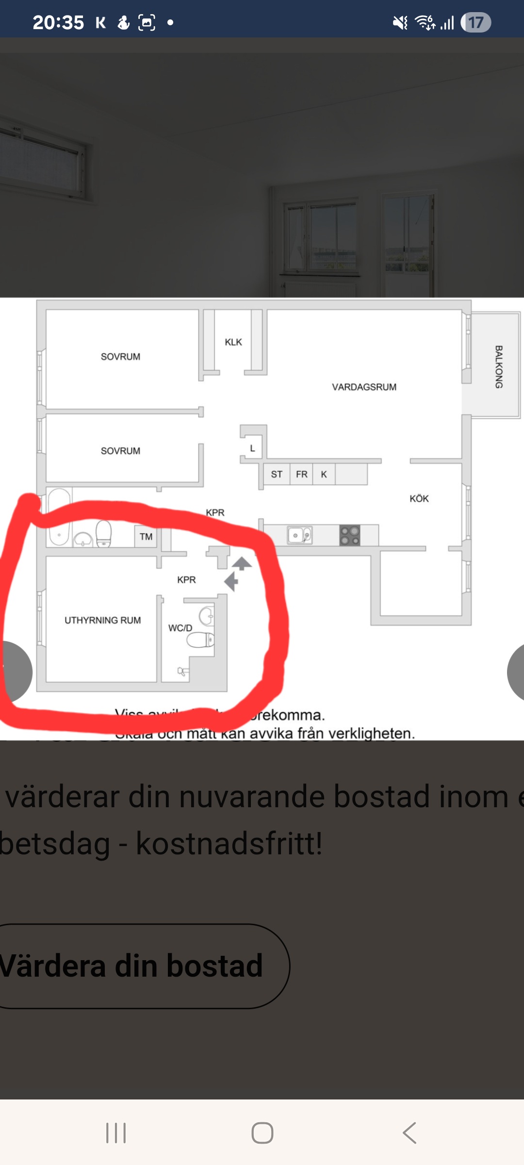 Lägenhet, 2 rooms, 20 sqm, Spånga