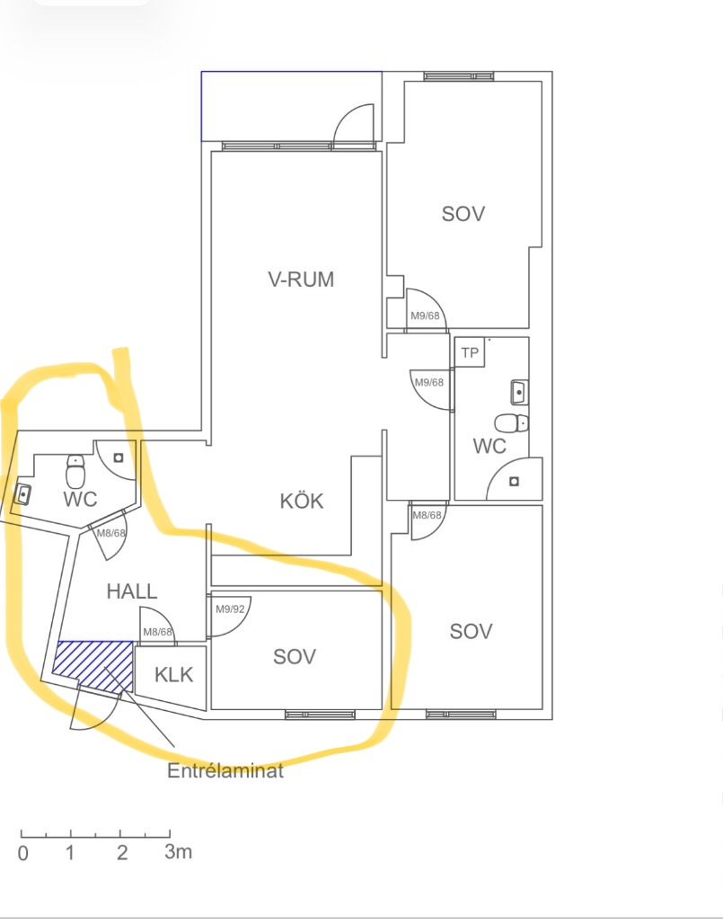 Lägenhet, 4 rooms, 97 sqm, Järfälla