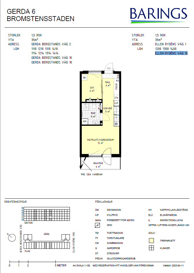 1 rok · 35 m² i Spånga – bild 6